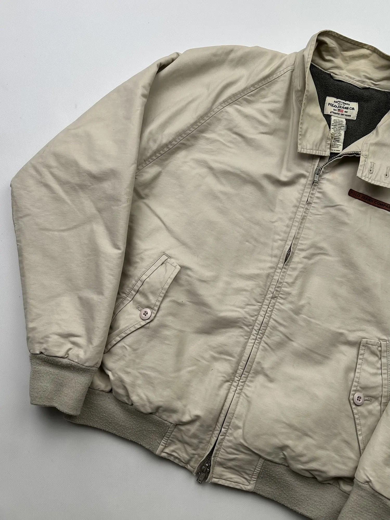 Polo Ralph Lauren Polo Jeans Company Vintage Bomber Jacket (514) Size US L / EU 52-54 / 3 - 2 Thumbnail