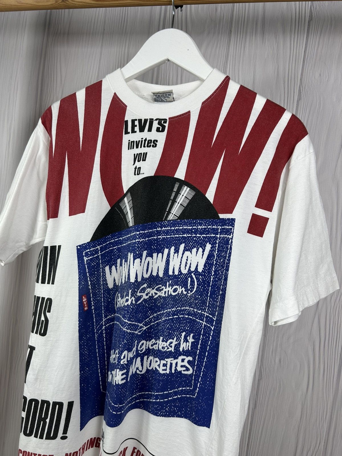 Levi's Vintage Clothing Rare Limited Vintage Levi’s WOW Big Print Size M Size US M / EU 48-50 / 2 - 3 Thumbnail