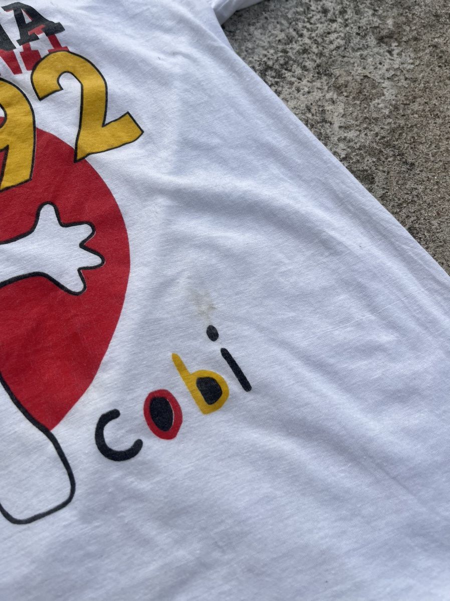 Vintage Vintage Barcelona 92' Olympics Mascot Cobi Comic Tee Size US L / EU 52-54 / 3 - 6 Thumbnail