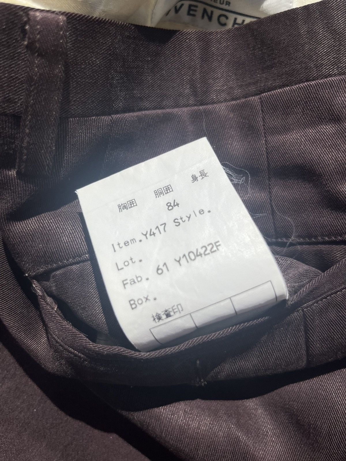 Givenchy Givenchy Pleated Hook and Eye Slacks Size US 32 / EU 48 - 9 Thumbnail