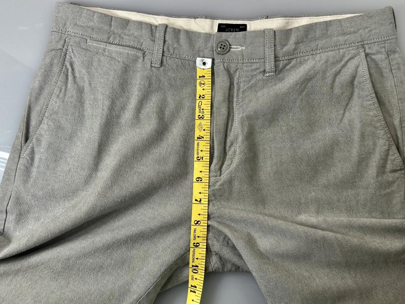 J.Crew J. Crew Men's 32/30 Gray Stretch 484 Slim Chinos Size US 32 / EU 48 - 5 Thumbnail