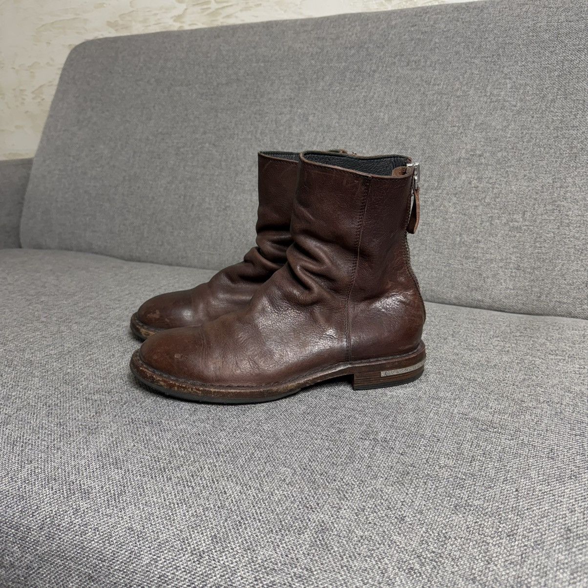 MoMA MoMA Avantgarde Back Zip Leather Guidi Style Boots Size US 7 / IT 37 - 5 Thumbnail