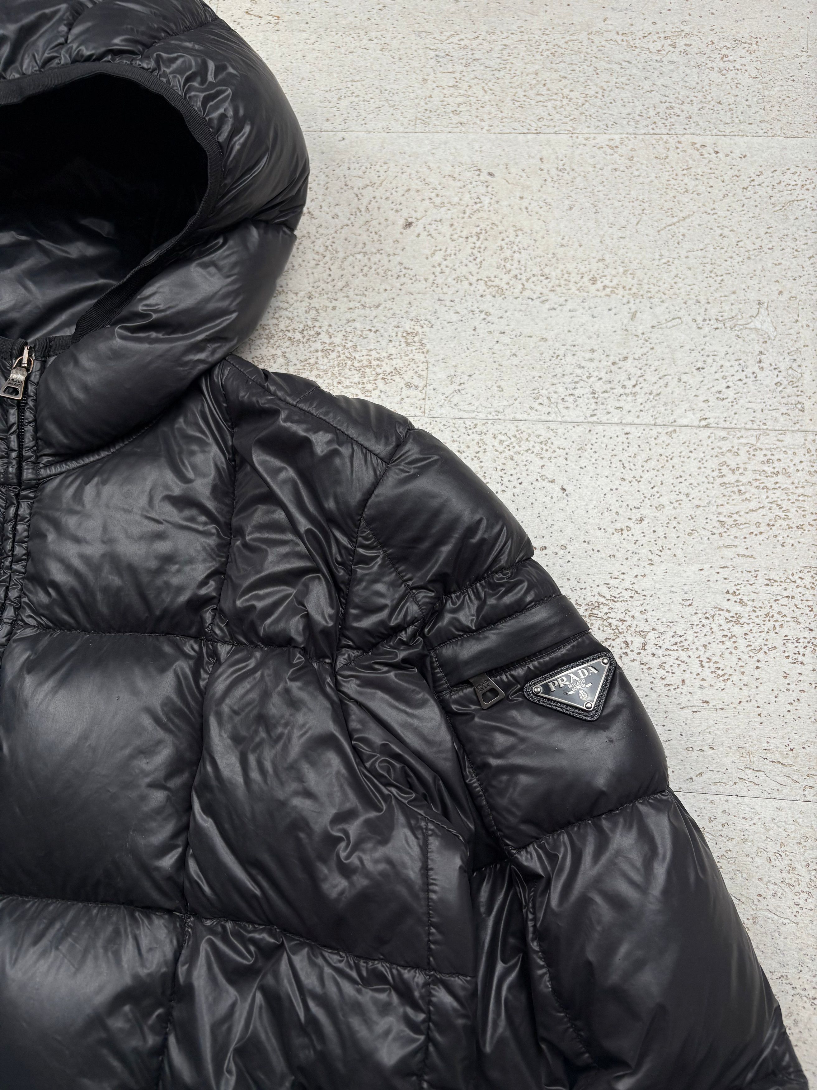 Prada Prada Square Stitch Puffer Jacket (M) Size US M / EU 48-50 / 2 - 2 Thumbnail