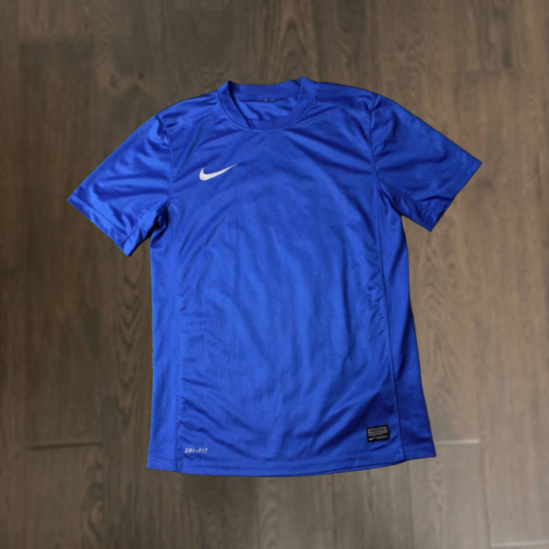 Nike NIKE DRI-FIT PARK ORIGINAL 2014 MEN SHIRT JERSEY TEE SIZE S BLUE Football Short Sleeve Crew Neck Nike Park Mens Shirt Size US S / EU 44-46 / 1 - 1 Thumbnail