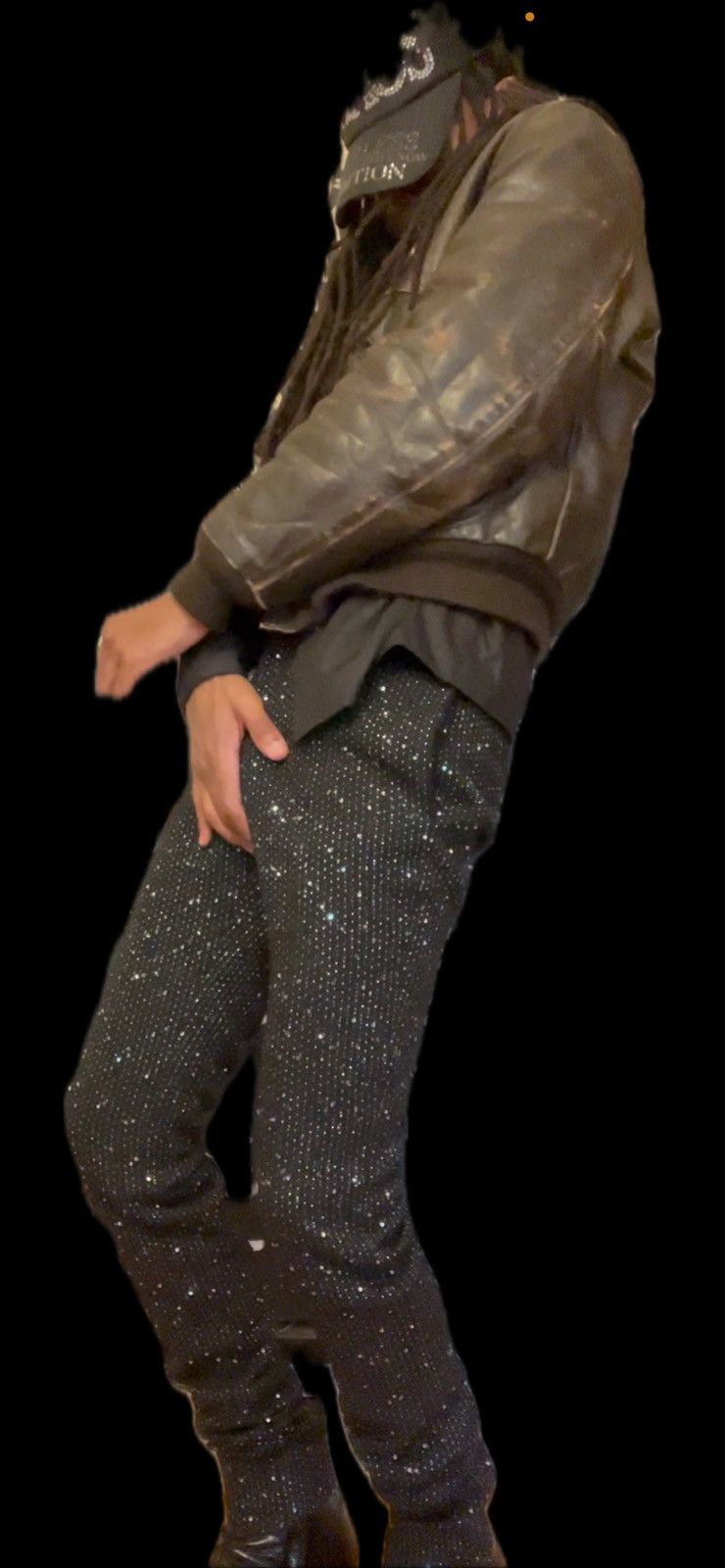 Saint Laurent Paris SS/20 Black Sequin Tweed Trousers Size US 30 / EU 46 - 15 Thumbnail