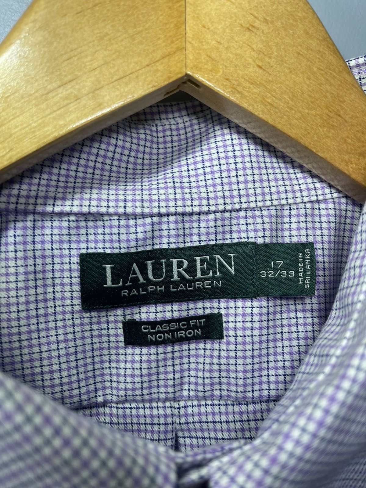 Lauren Ralph Lauren Lauren Ralph Lauren Men’s Dress Shirt Purple Sz 17-32/33 Size US XL / EU 56 / 4 - 3 Thumbnail