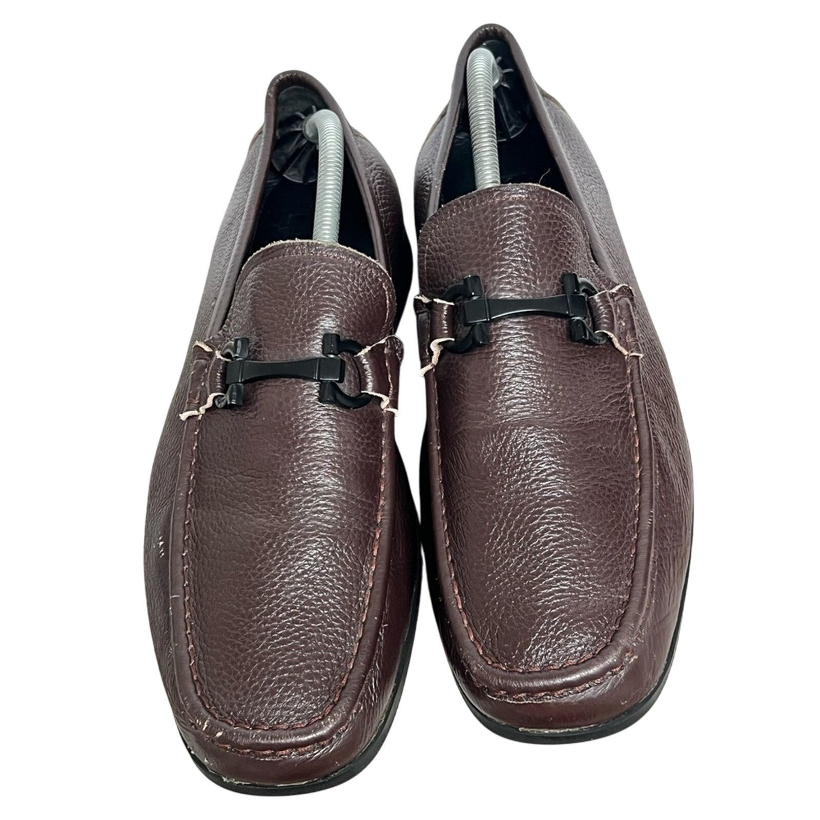 Salvatore Ferragamo SALVATORE FERRAGAMO Gancini Horse Bit Driving Loafers 44 Size US 10 / EU 43 - 8 Thumbnail