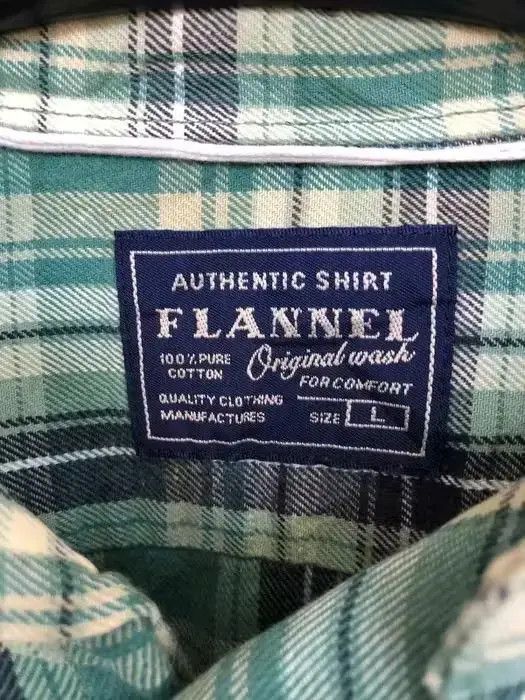 Flannel × Japanese Brand Japanese Brand Uniqlo Plaid Tartan Flannel Shirt 👕 Size US L / EU 52-54 / 3 - 3 Thumbnail