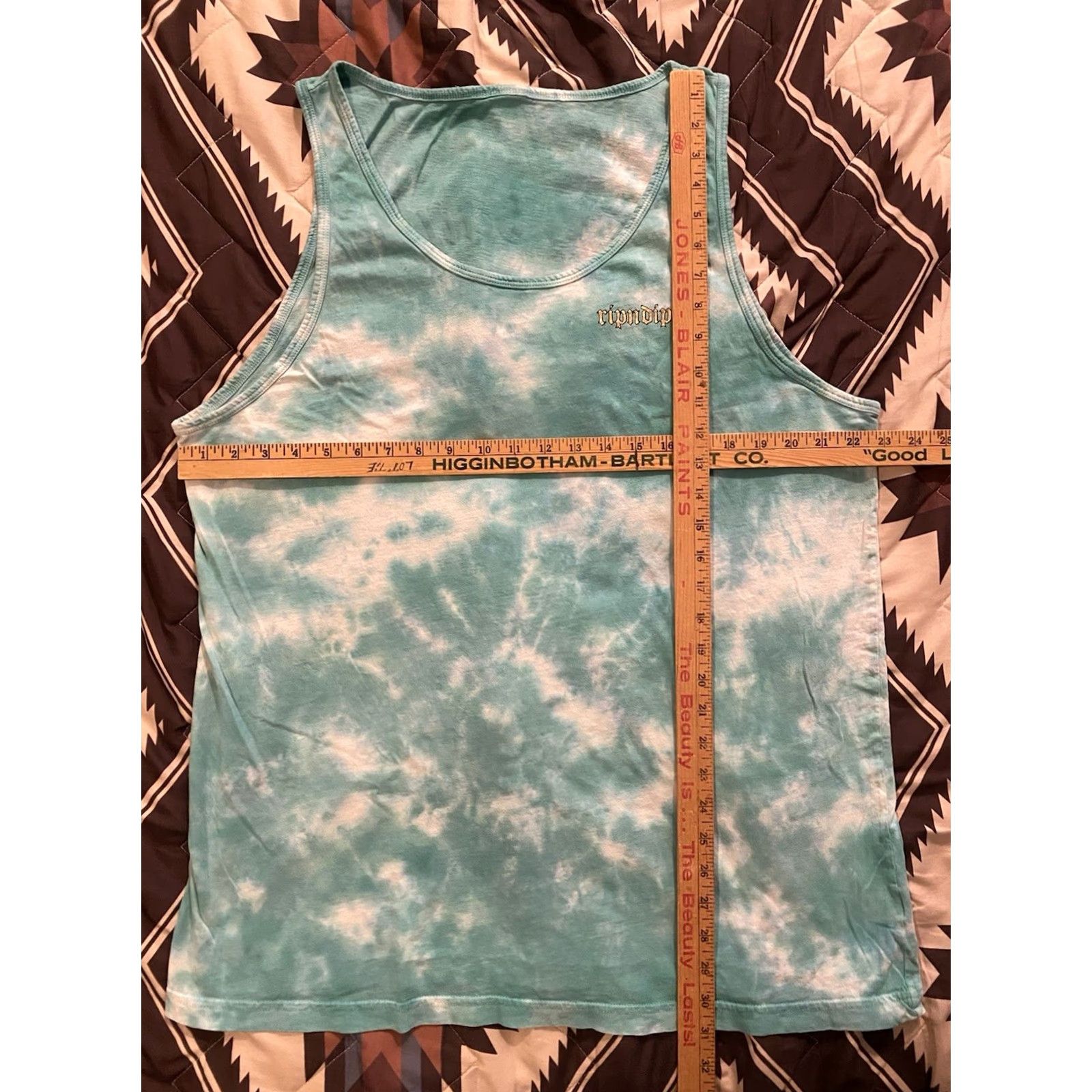 RIPNDIP RIPNDIP Tank Top Tie Dye All Hail Lord Cat Blue Men’s XL Tank Top Sleeveless Beach Surf Skate Shirt T-Shirt Size US XL / EU 56 / 4 - 5 Thumbnail