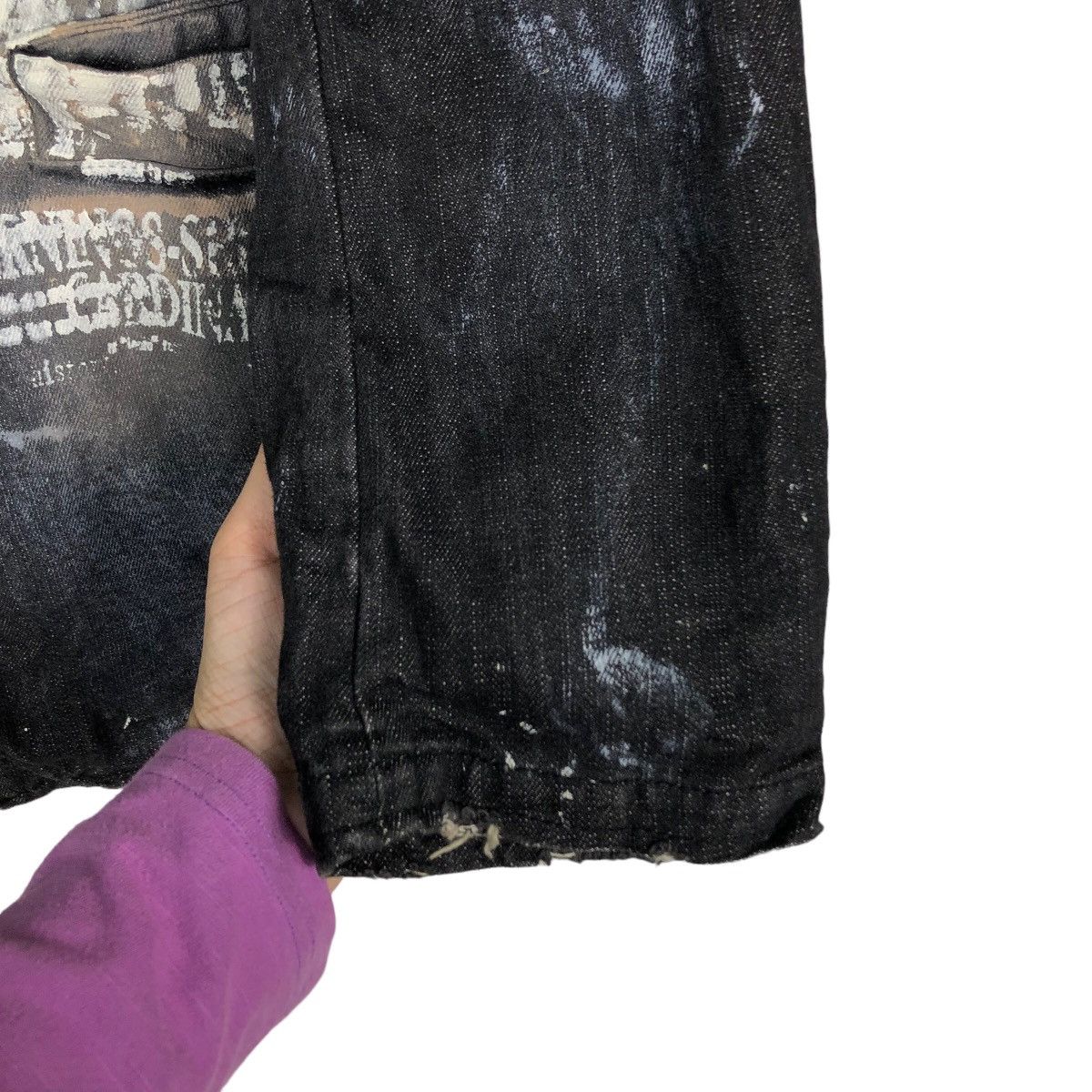 Hysteric Glamour 🔥Berning Sho Japan Punk Biker Jacket Distressed Style Size US M / EU 48-50 / 2 - 15 Thumbnail