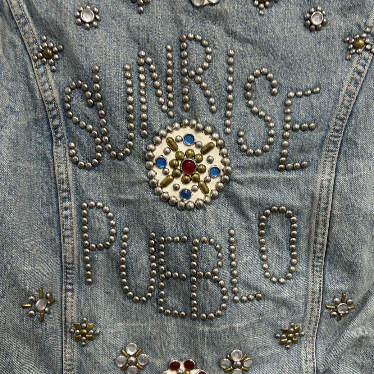 Kapital Vintage Kapital Rhinestone Sunset Pueblo Denim Jean Jacket Size US S / EU 44-46 / 1 - 25 Thumbnail