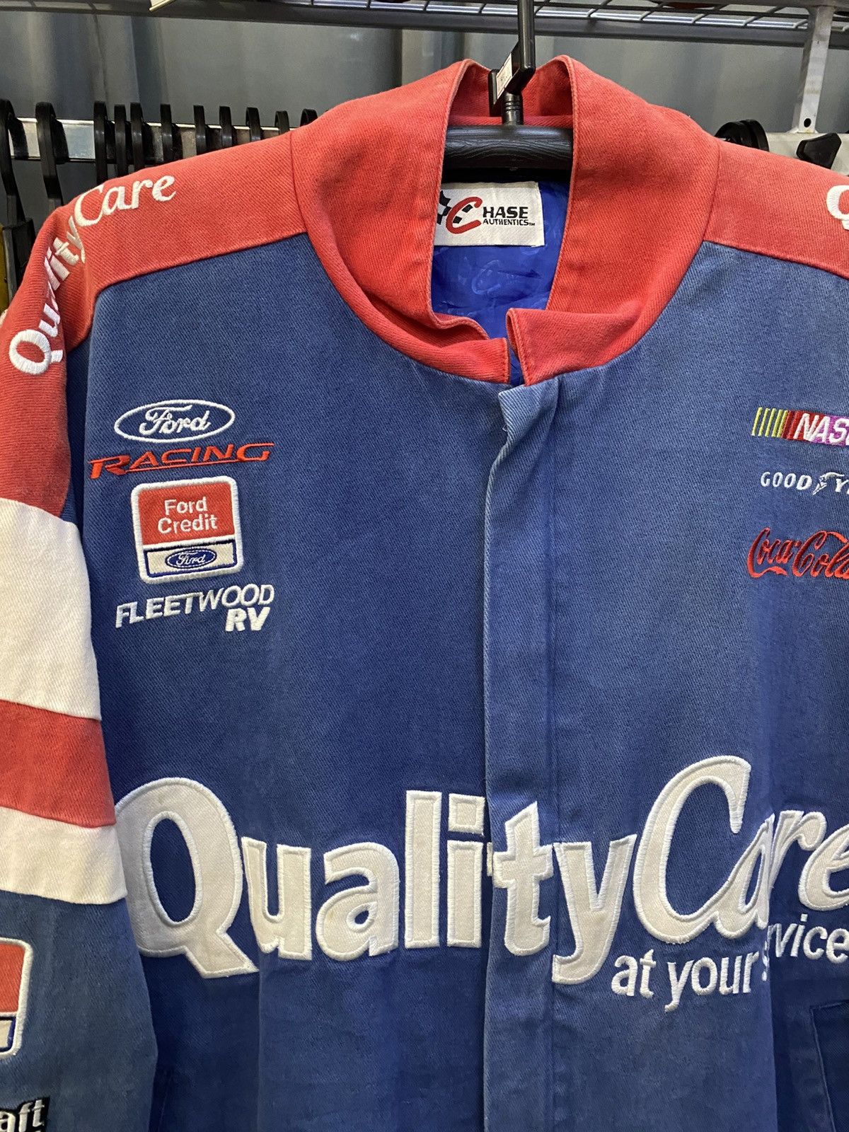 NASCAR OFFER ME NOW ‼️VTG NASCAR Racing Jacket Ford 🔥 Size US XL / EU 56 / 4 - 5 Thumbnail