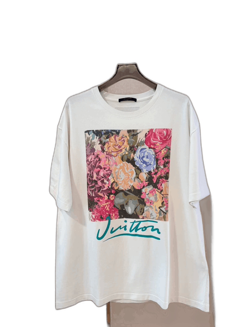 Louis Vuitton Louis Vuitton Floral Short Sleeve Tee Size US L / EU 52-54 / 3 - 1 Thumbnail