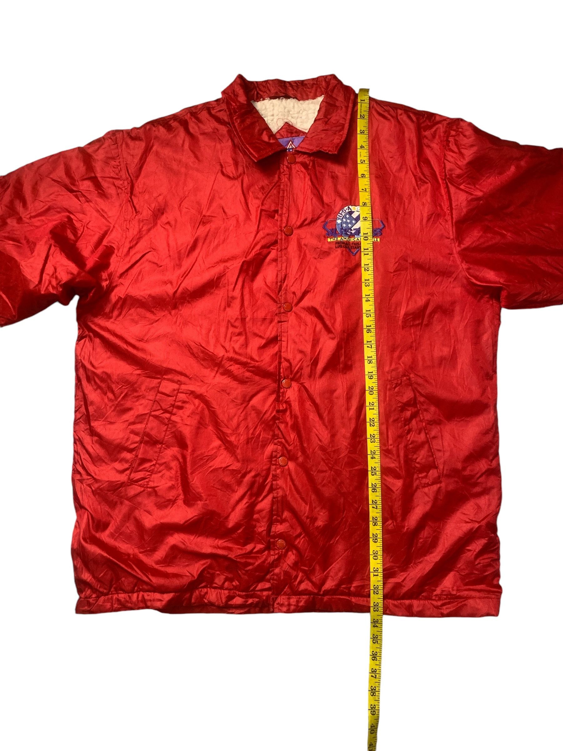 Japanese Brand Rare Design Vintage Justas American Style Sherpa Jackets Size US L / EU 52-54 / 3 - 10 Thumbnail