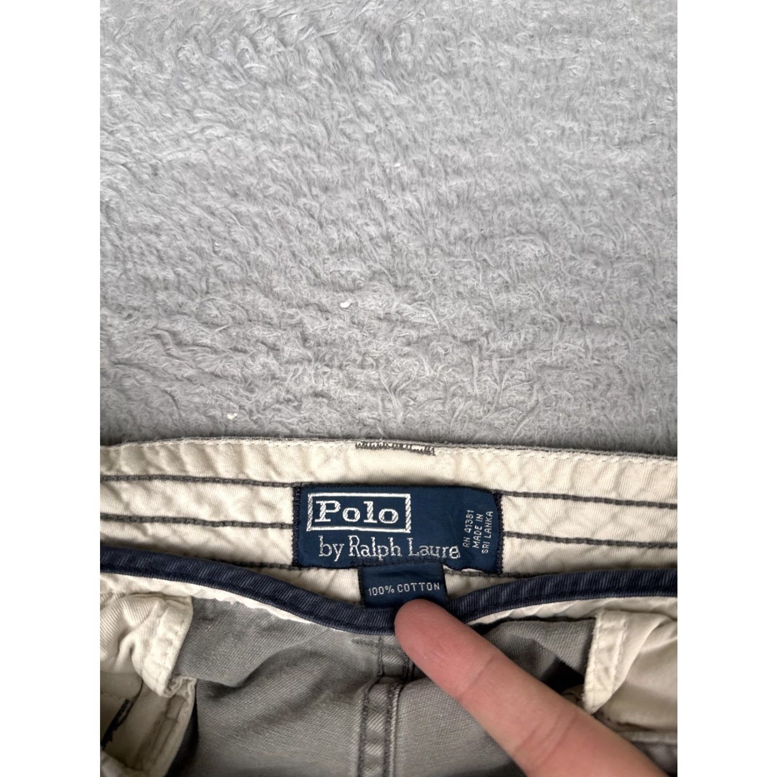 Polo Ralph Lauren Polo Ralph Lauren Shorts Men 36 Gray Cargo 100% Cotton Utility Pockets Casual Size US M / EU 48-50 / 2 - 7 Thumbnail