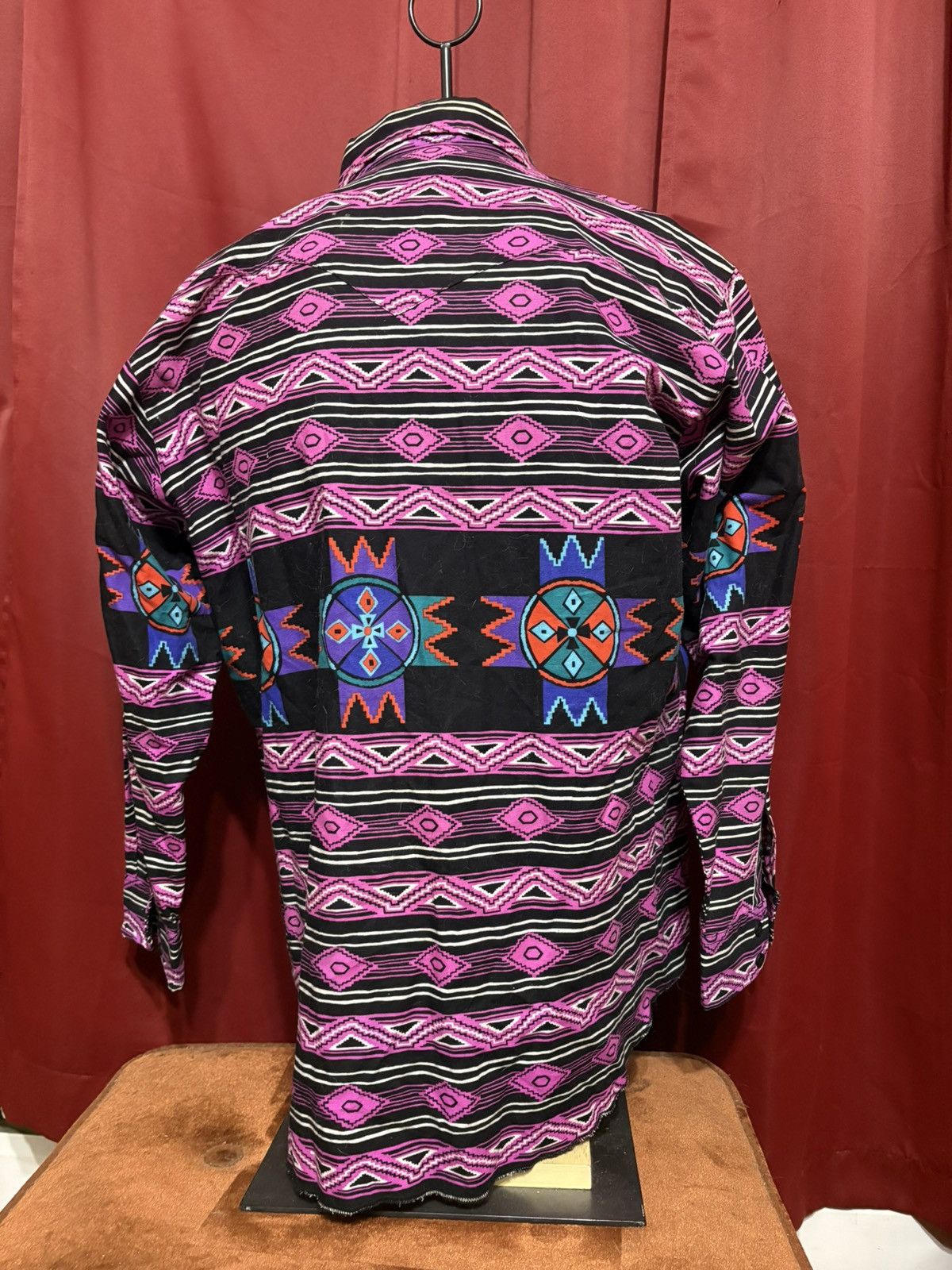 Wrangler Vintage Wrangler Button Up Shirt 90s Western Brushpopper Size US XL / EU 56 / 4 - 3 Thumbnail