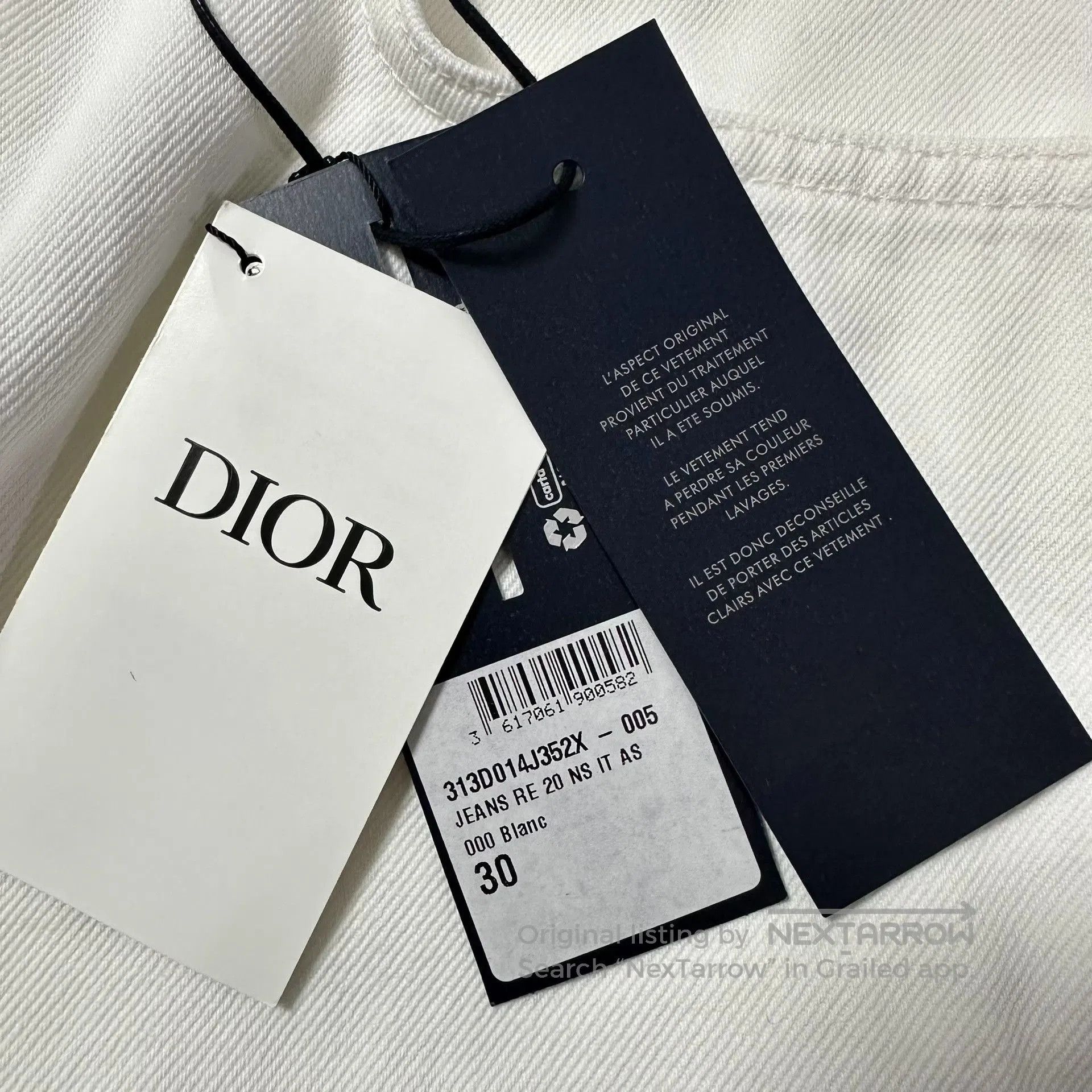 Dior Dior Latest Milky White Jeans. Size US 30 / EU 46 - 2 Thumbnail