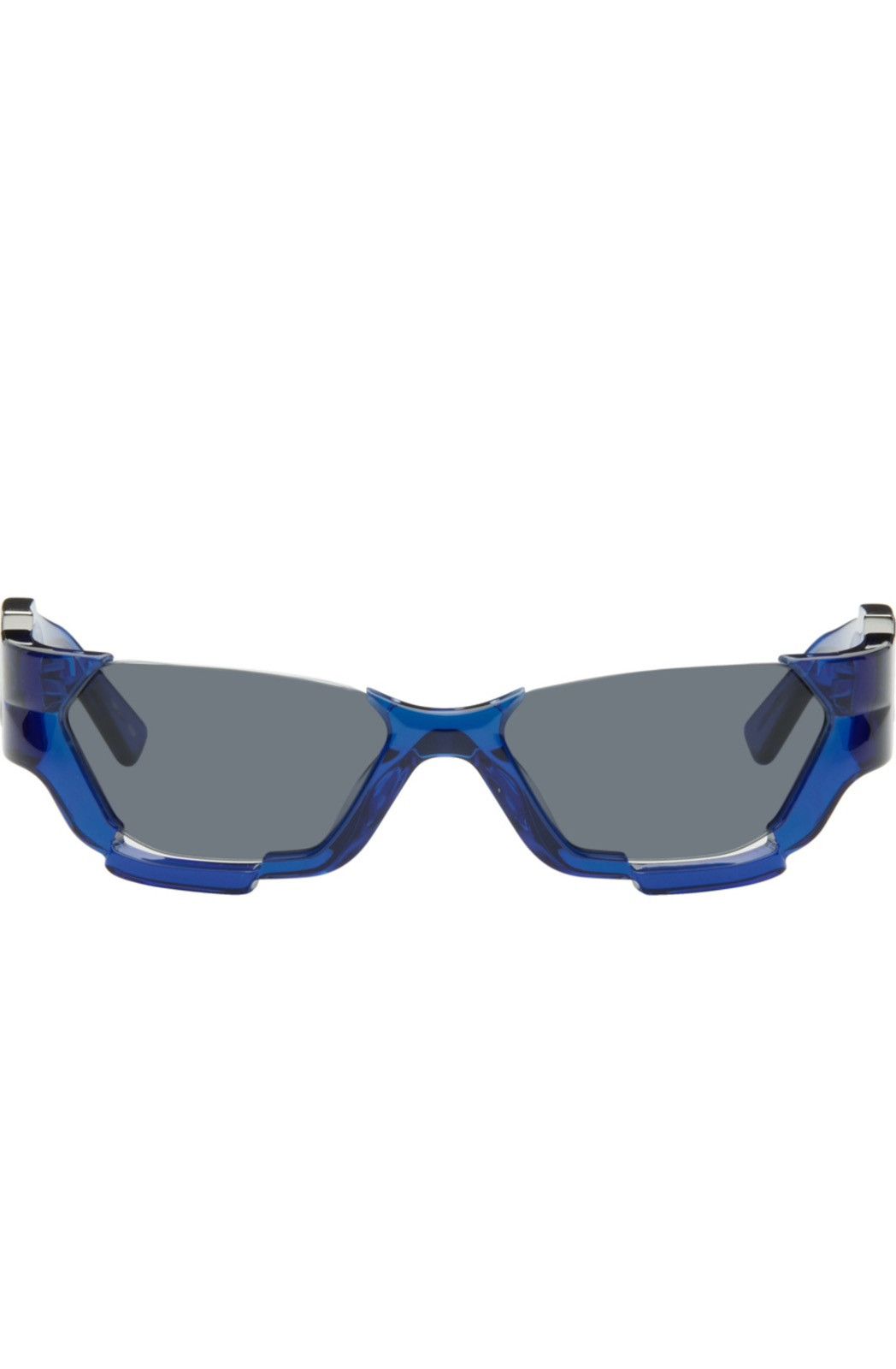 Feng Chen Wang FENG CHEN WANG Blue Deconstructed Sunglasses Size ONE SIZE - 1 Thumbnail