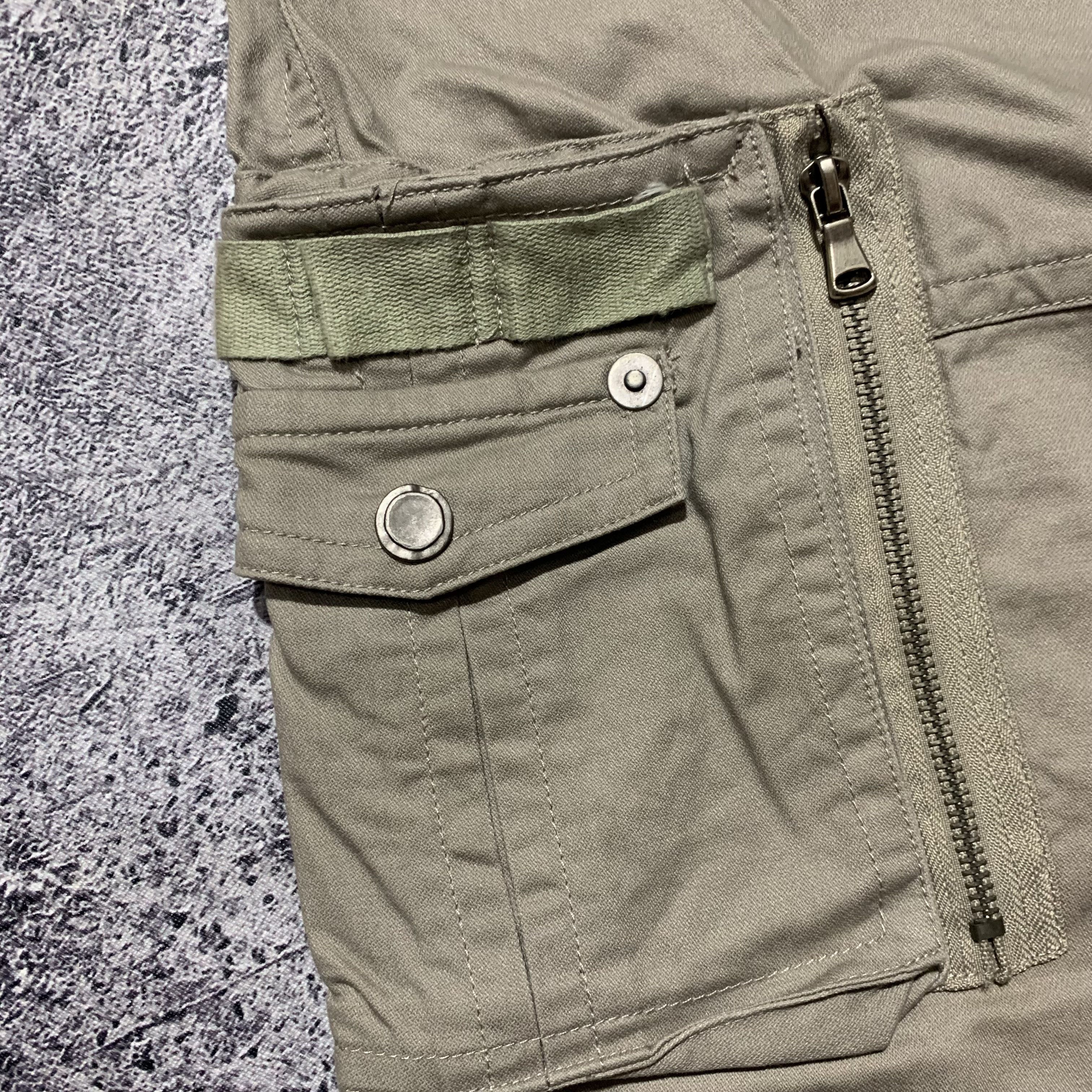 Japanese Brand 2000s Military Ifsix Multipocket Tactical Cargo Pants Size US 27 - 3 Thumbnail