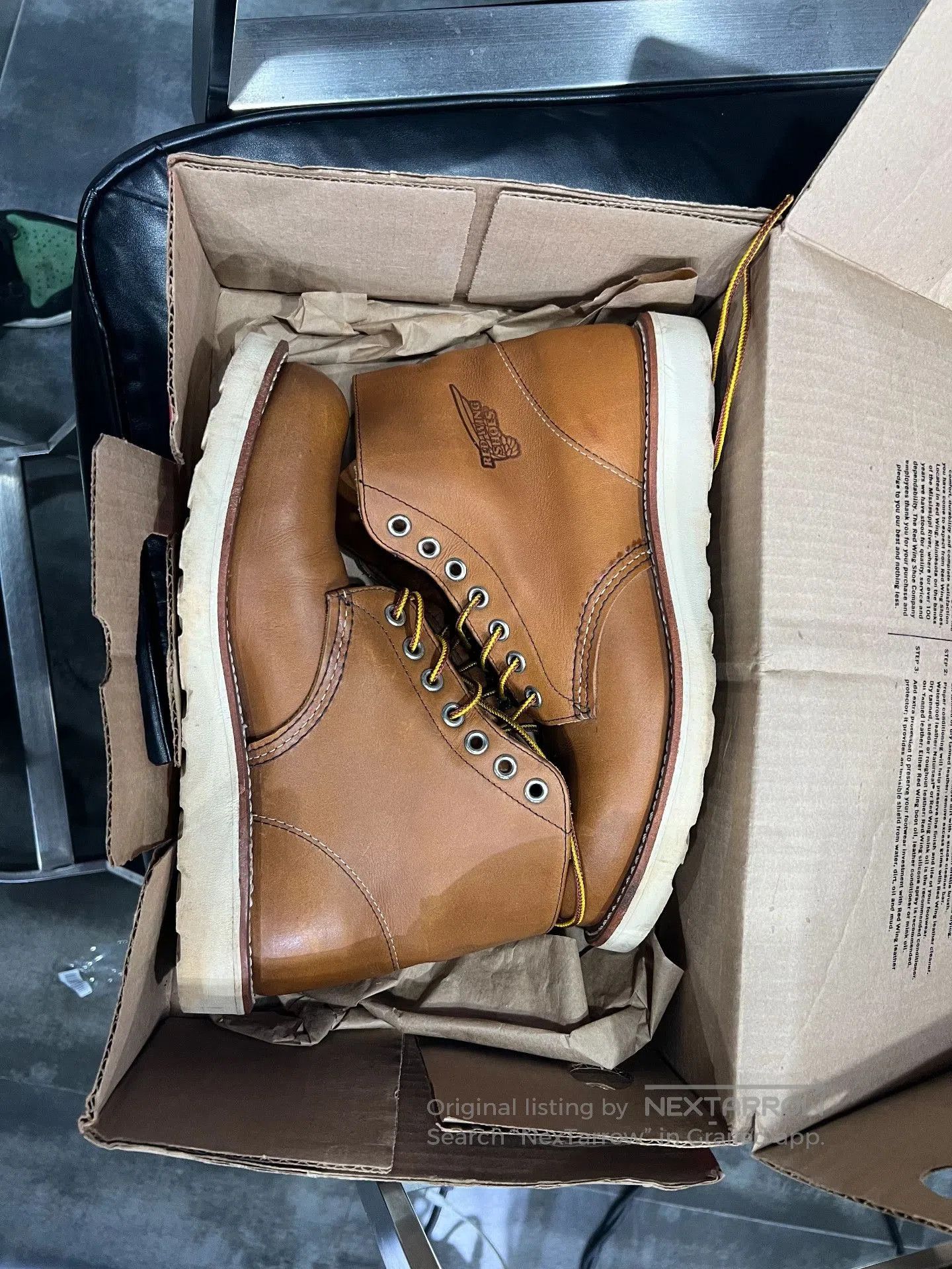 Red Wing Red Wing 9107 Steel Stamp Work Boots. Size US 6 / EU 39 - 8 Thumbnail