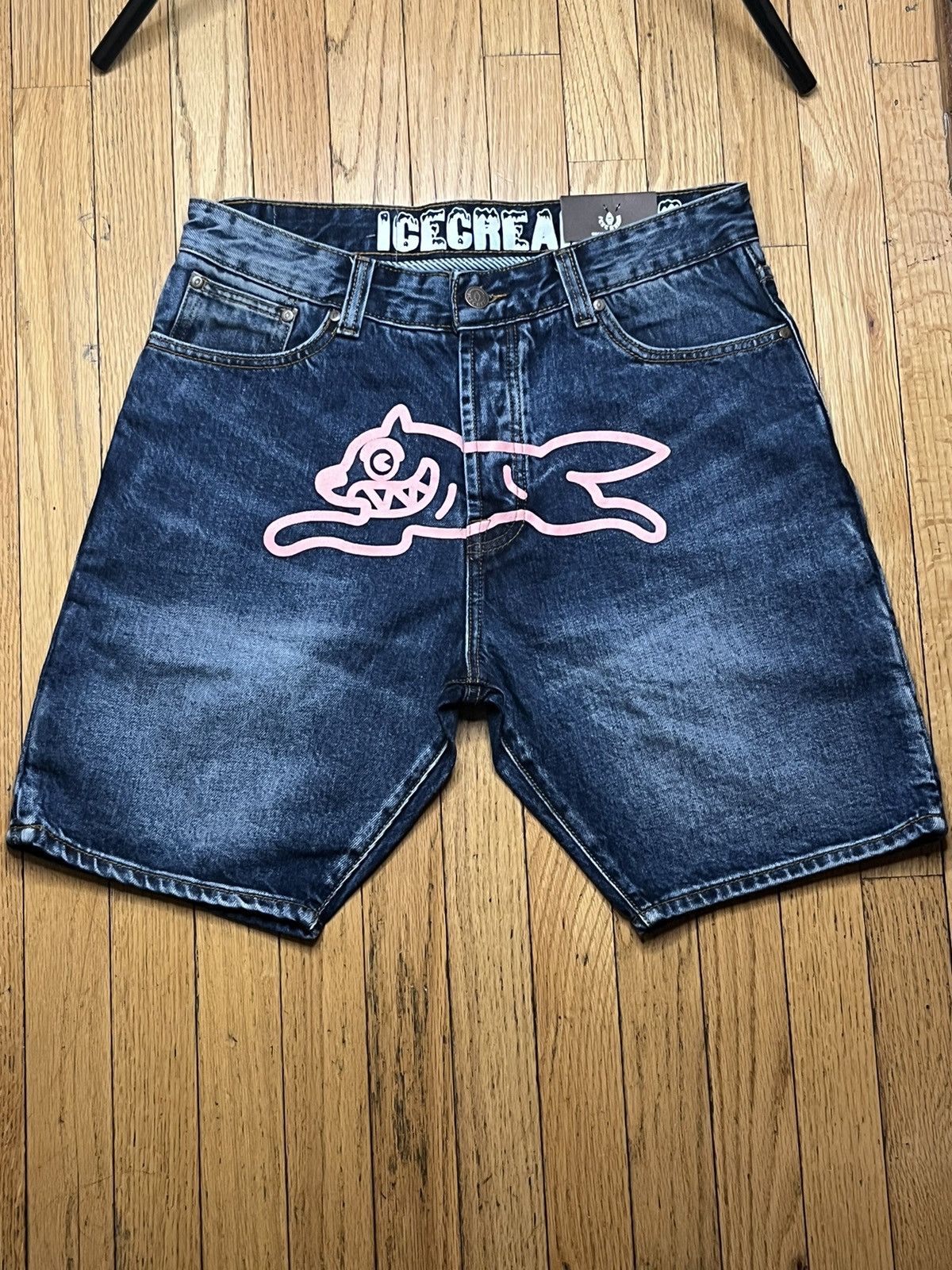 Icecream ICECREAM MENS PINK JEAN SHORT - DARK BLUE - 36 Size US 32 / EU 48 - 1 Thumbnail