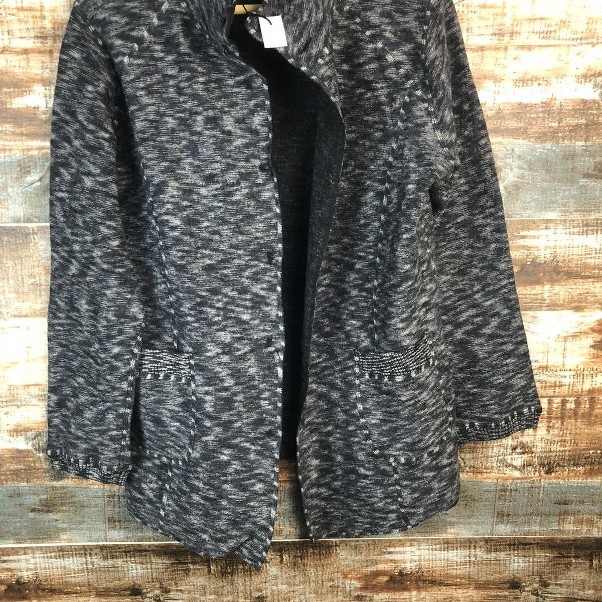 Vintage Japanese Brand Grey Cardigan Knitwear #A1859 Size US M / EU 48-50 / 2 - 6 Thumbnail