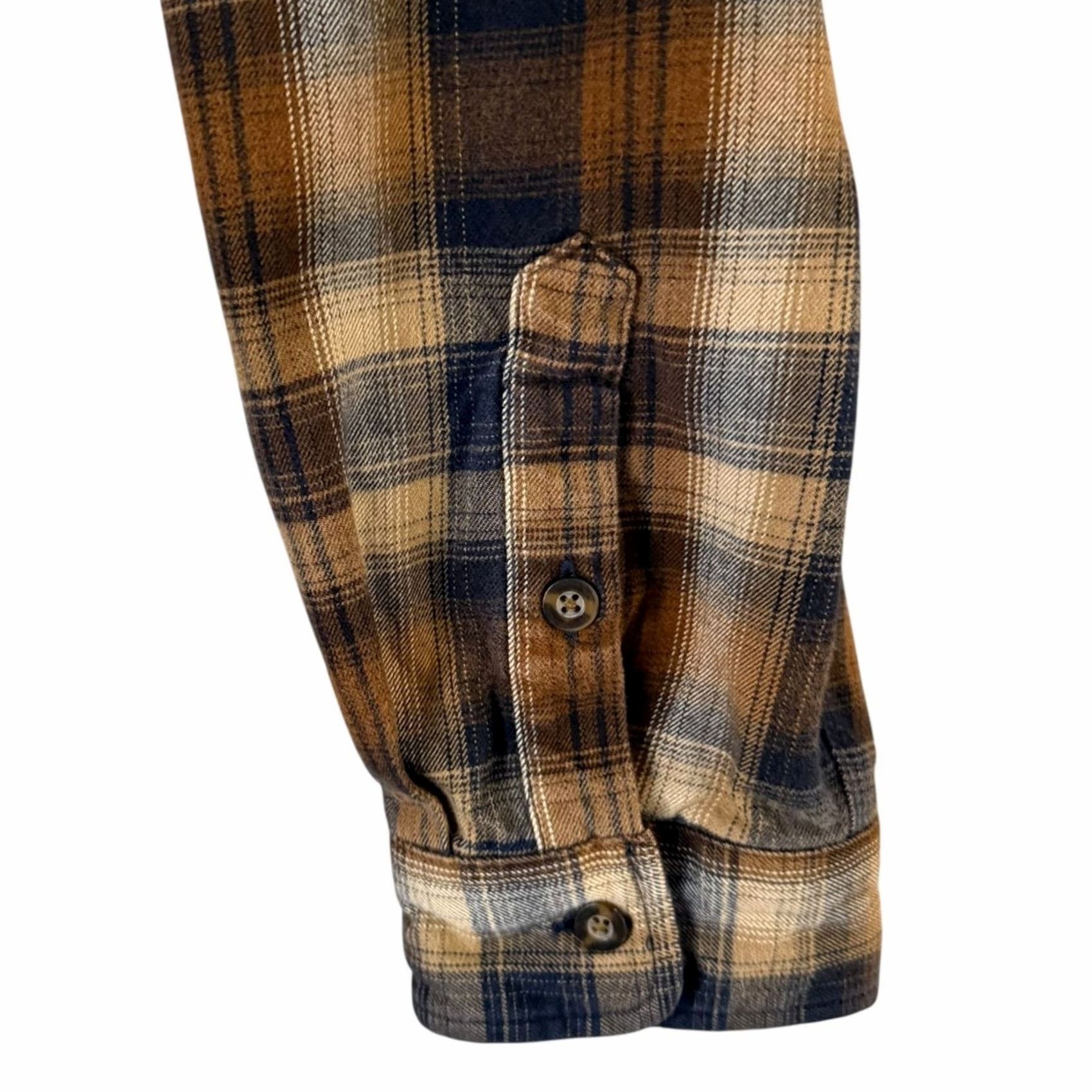 Carhartt Carhartt Heavyweight Plaid Flannel Shirt Brown Original-Fit XLT Mens Cotton Size US XL / EU 56 / 4 - 7 Thumbnail