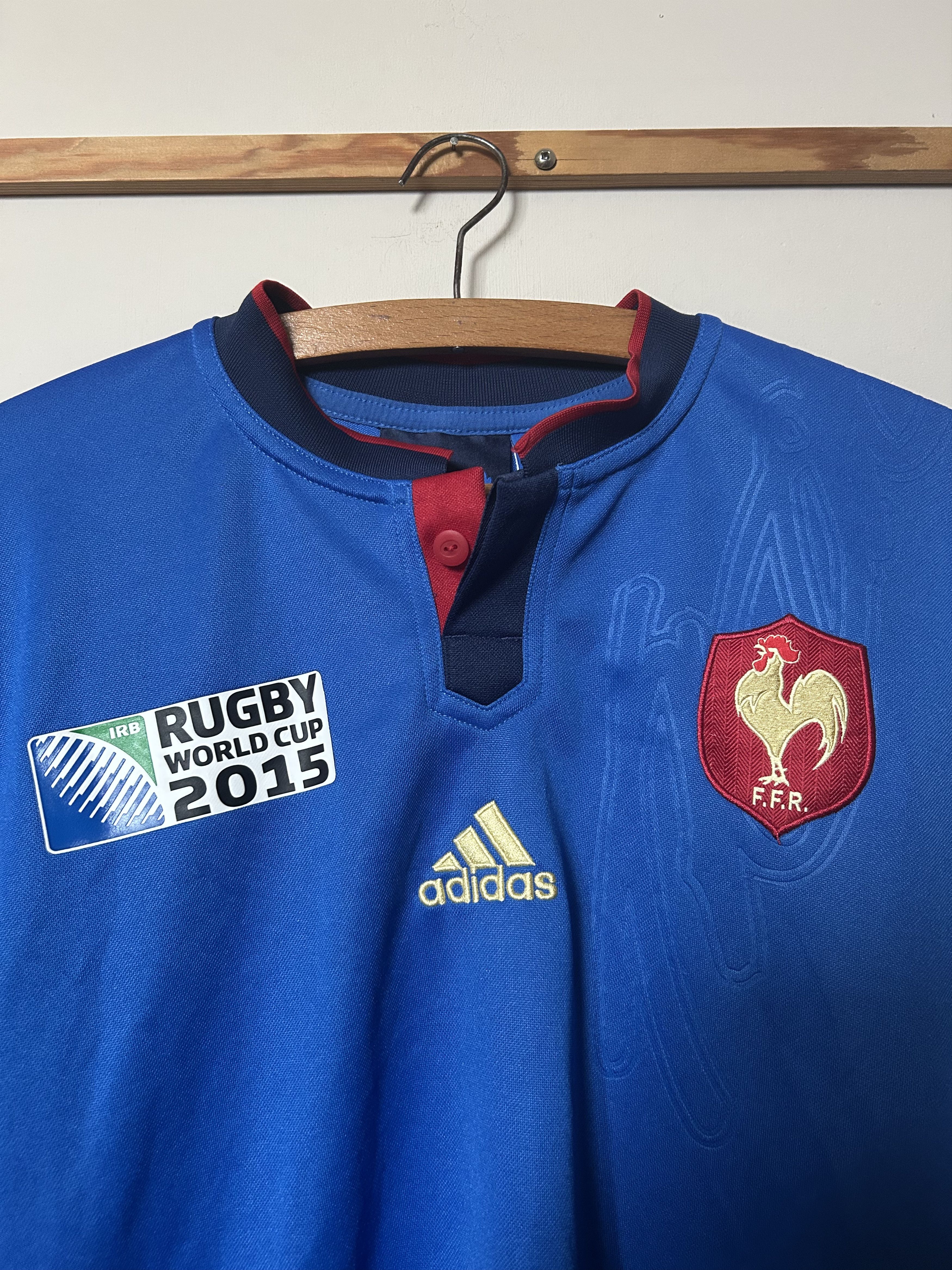 Adidas Rugby FRANCE Rugby World Cup 2015 - L - Adidas - UNIQUE Size US L / EU 52-54 / 3 - 3 Thumbnail