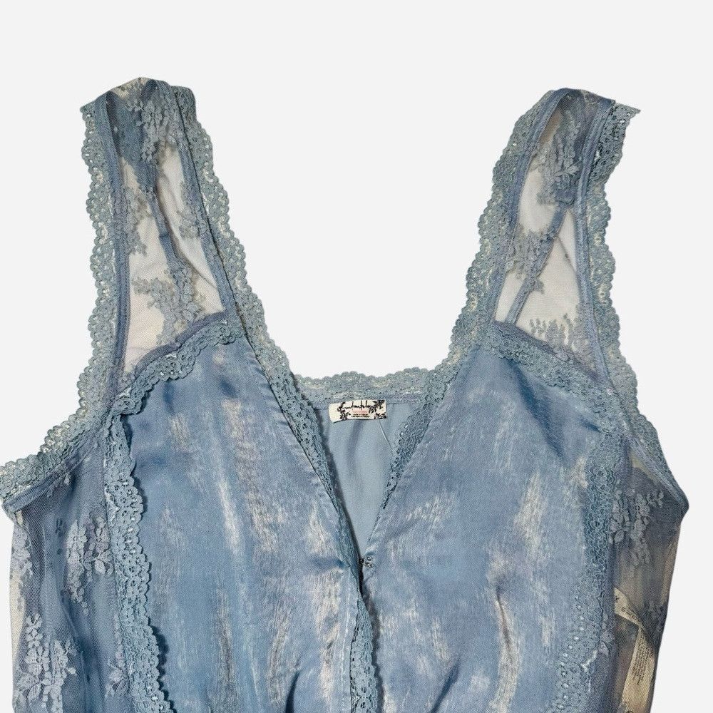 Free People NWT New Free People Tell Me More Autumn Sky Blue Bodysuit S Size M / US 6-8 / IT 42-44 - 5 Thumbnail