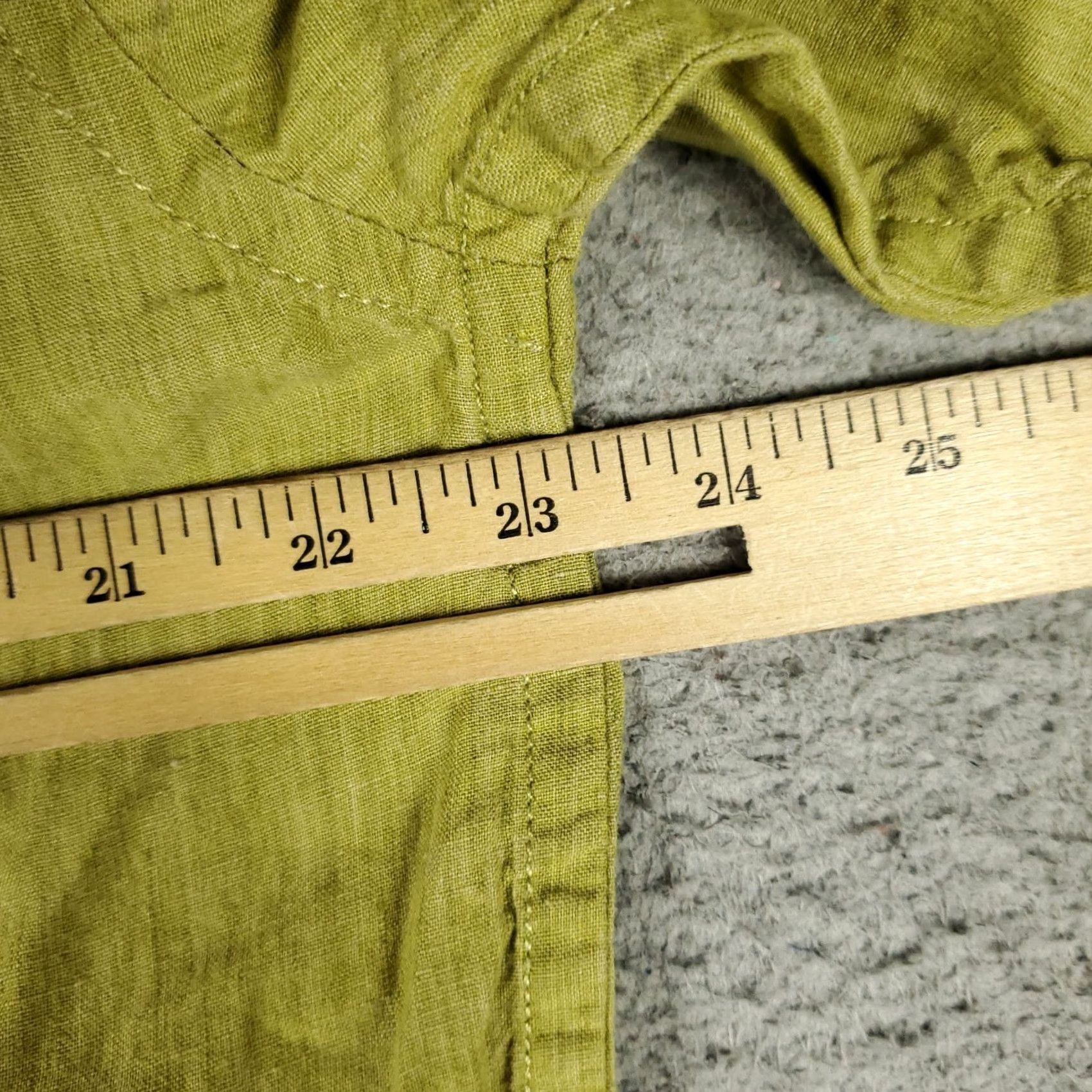 Tommy Bahama Tommy Bahama Shirt Mens Large Green Linen Hawaiian Button Up Short Sleeve Size US L / EU 52-54 / 3 - 5 Thumbnail