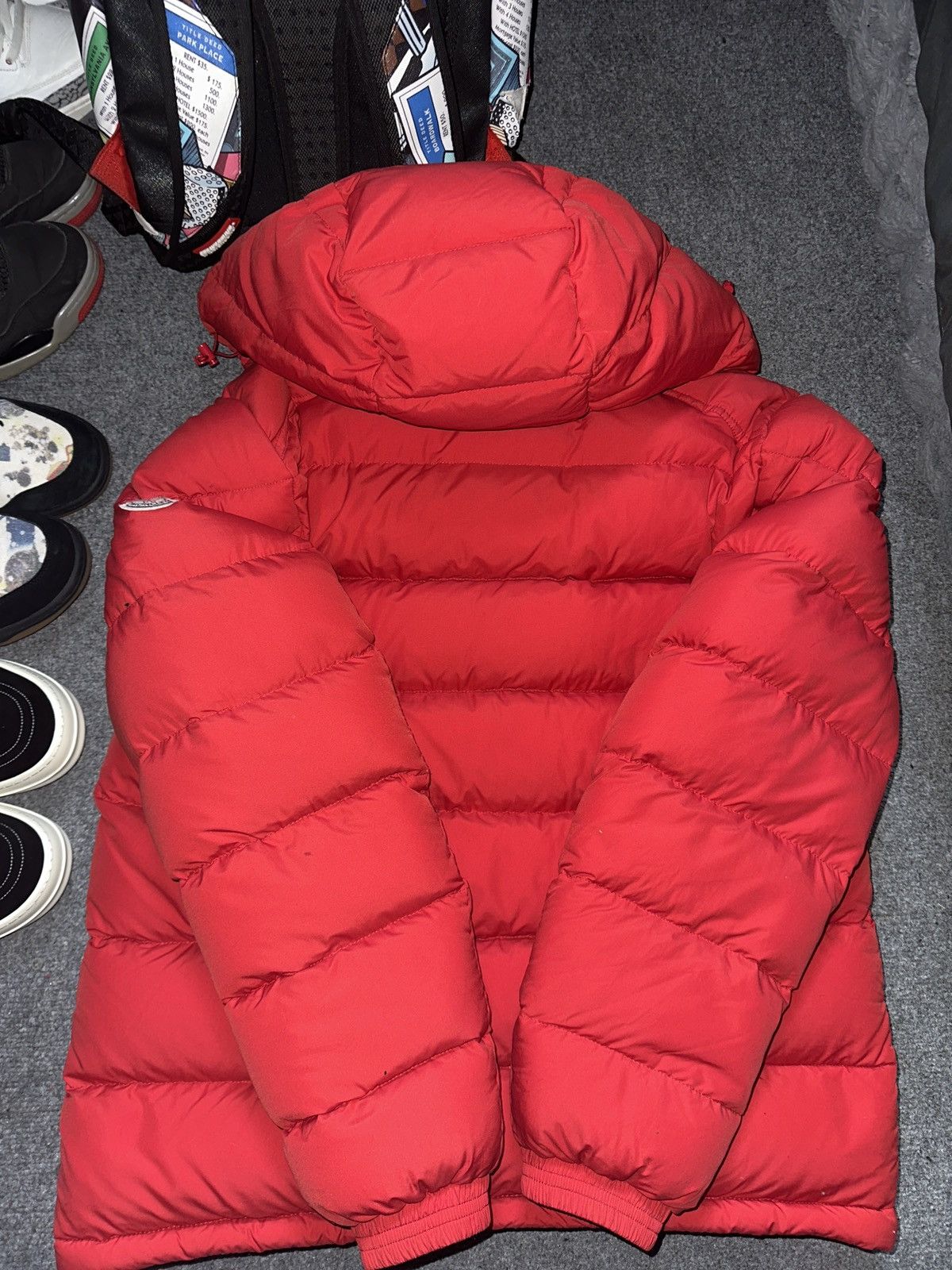 Moncler Red Moncler GIUBBOTTO BRIQUE JACKET Size US XL / EU 56 / 4 - 2 Thumbnail