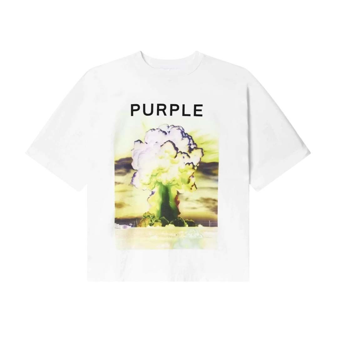 Purple Brand Jersey Tee Brilliant White Size US XXL / EU 58 / 5 - 1 Preview