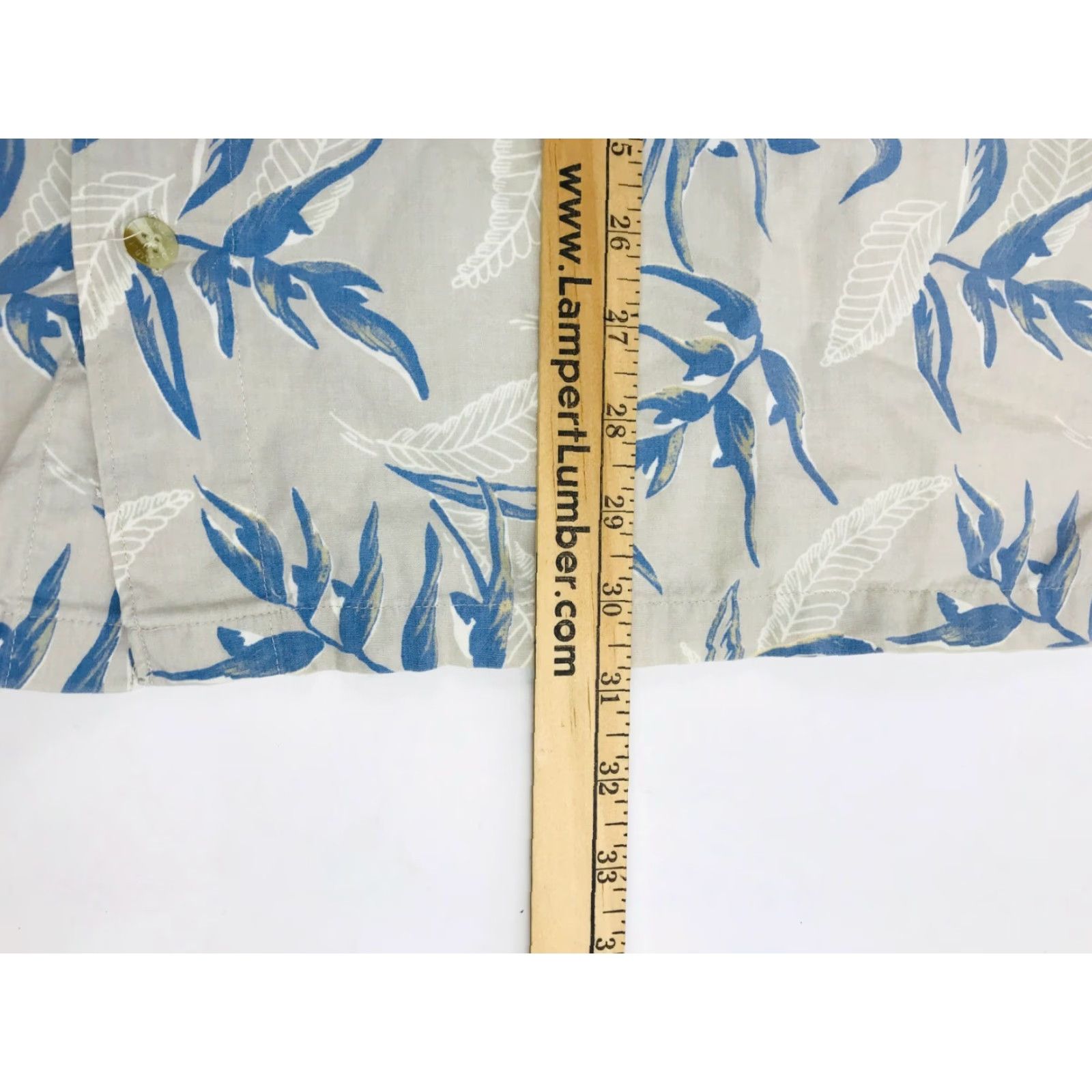 Vintage Columbia Shirt Men Size Large Button Up Side Pocket Leaves Print Short Sleeve Size US L / EU 52-54 / 3 - 4 Thumbnail