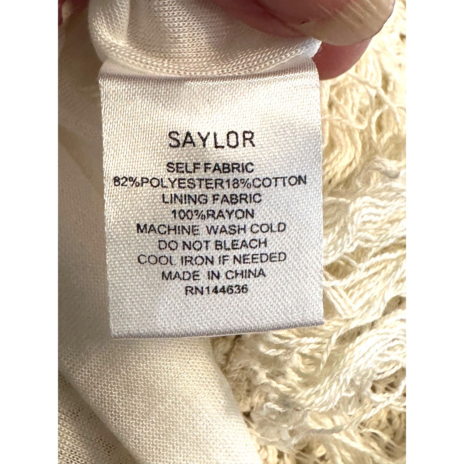 Saylor Saylor Rosario Halter Knit Fringe Dress in Ecru M Size M / US 6-8 / IT 42-44 - 19 Thumbnail