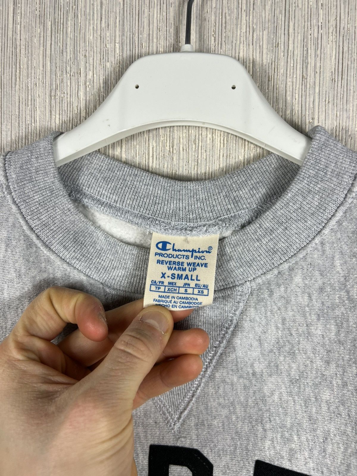 Champion Champion Paris Saint Honore sweatshirt spellout crewneck Size XS / US 0-2 / IT 36-38 - 15 Thumbnail