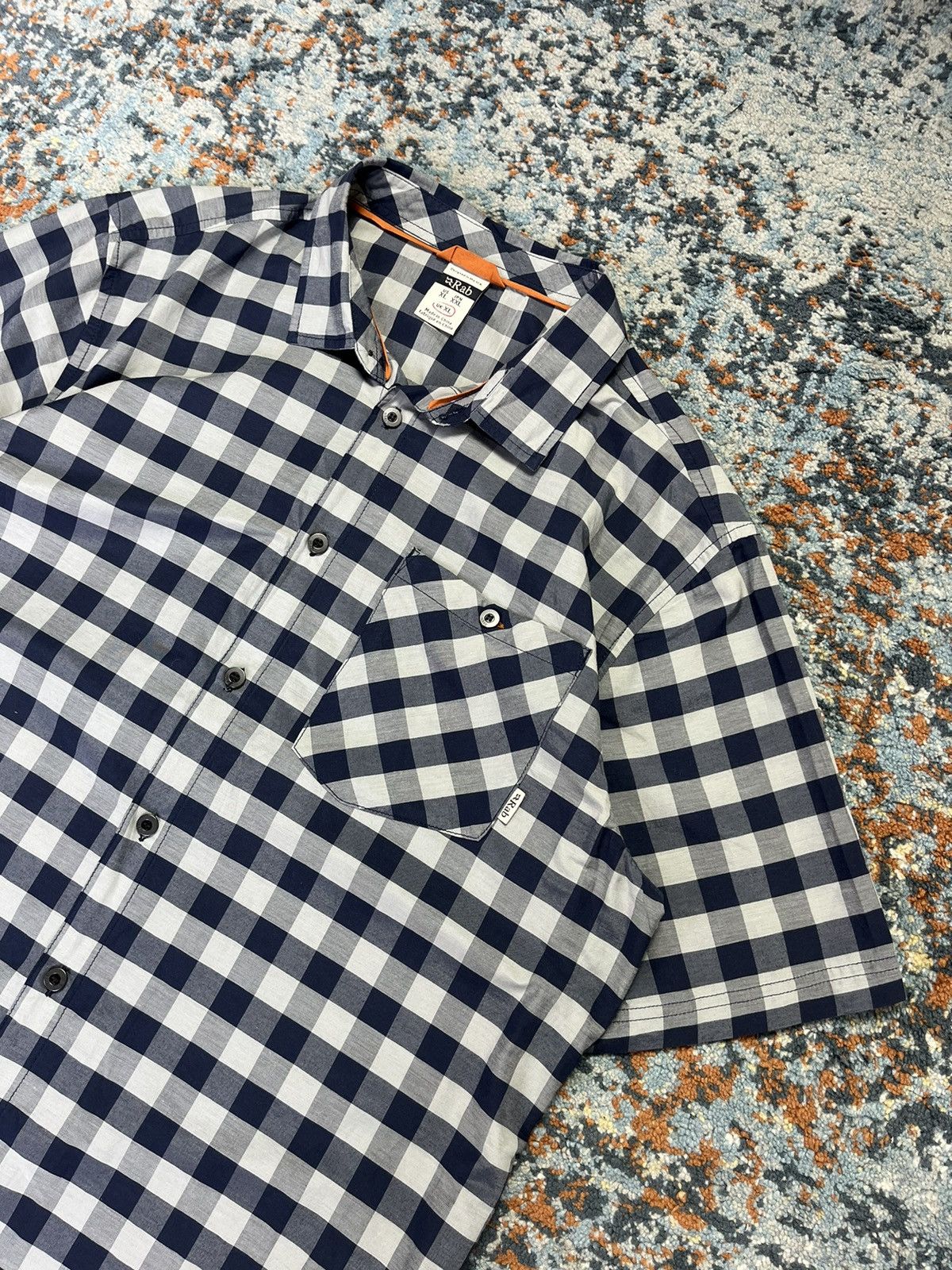 Rab × Vintage Vintage y2k Rab checked plaid thin summer shirt Size US XL / EU 56 / 4 - 3 Thumbnail