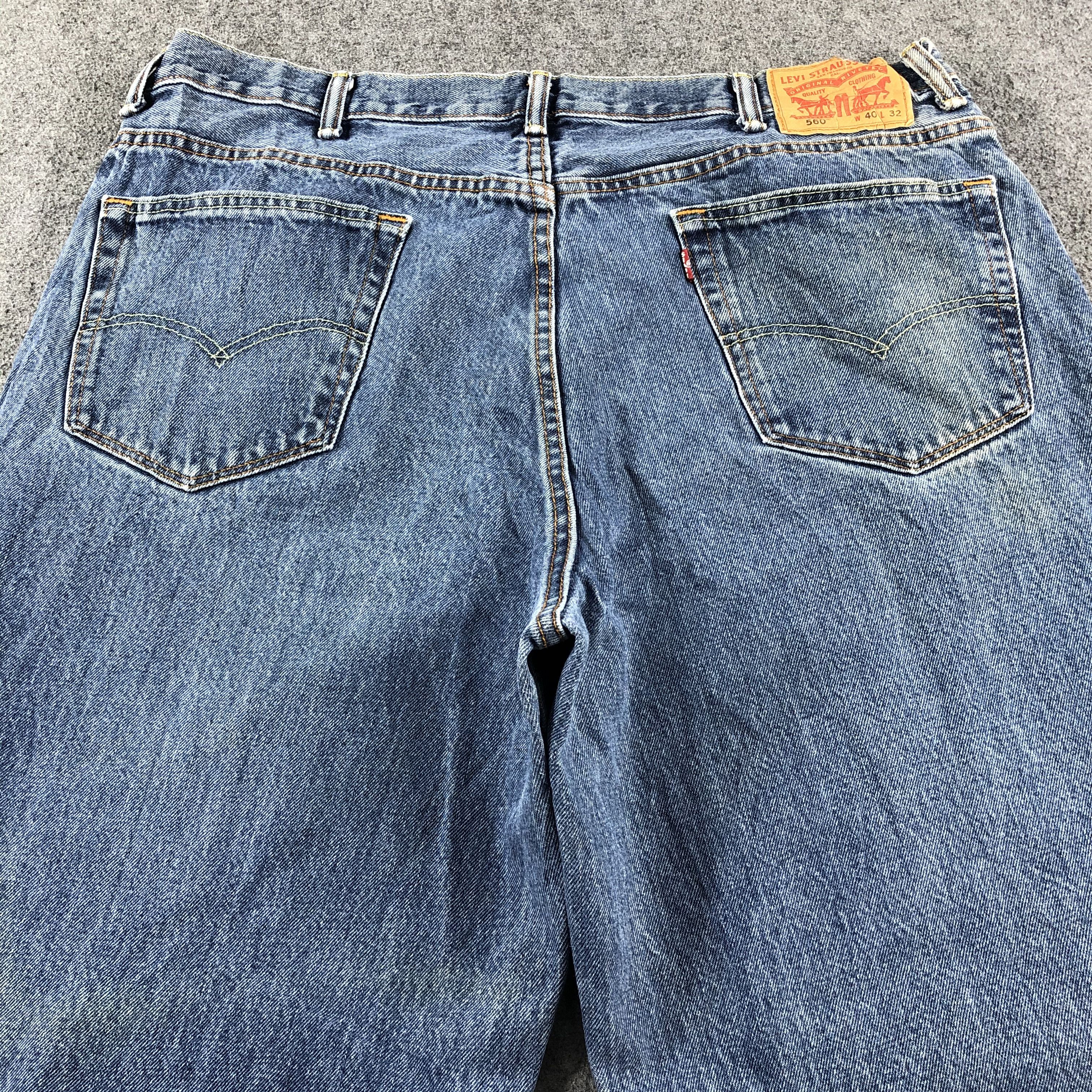 Levi's Vintage Blue Wash Levis 560 Jeans-J2607 Size US 39 - 4 Thumbnail