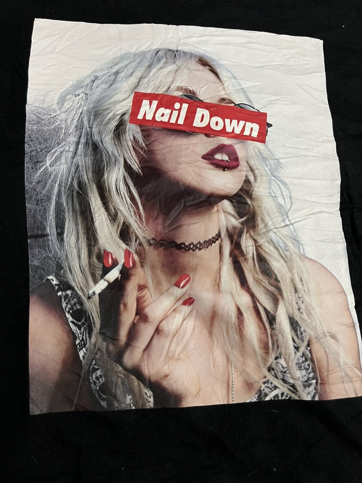 14th Addiction Lot of 2 Nail Down SPINNS JAPANESE DESIGNER Model Photo Tee Size US L / EU 52-54 / 3 - 5 Thumbnail