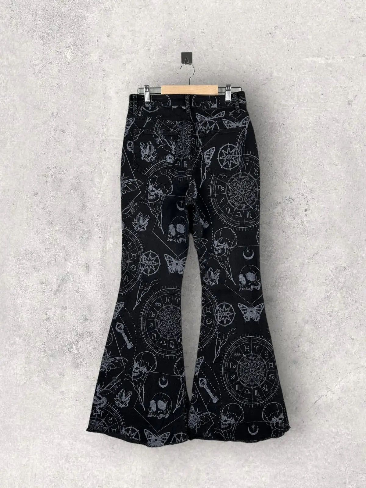 Hysteric Glamour Avant Garde Gothic Flared Buggy Pants Glamour Size 30" / US 8 / IT 44 - 2 Thumbnail