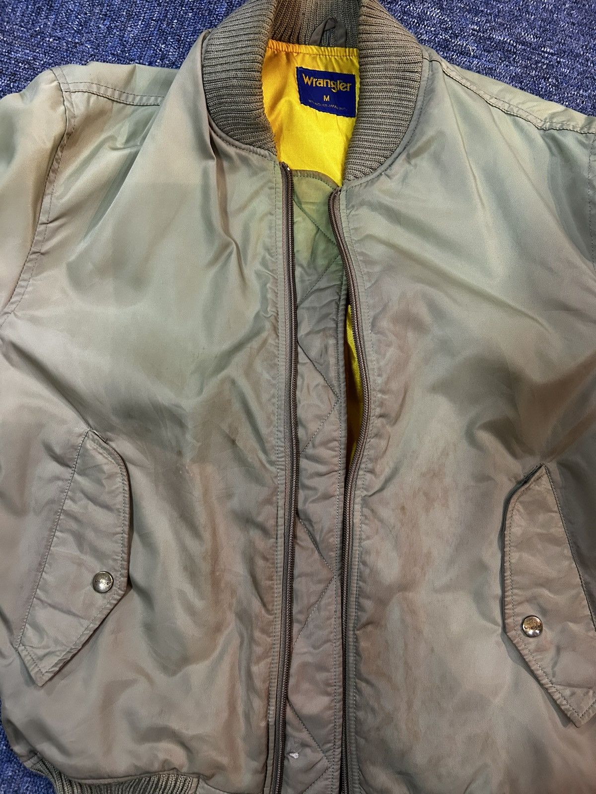 Vintage × Wrangler Bomber Wrangler Size US M / EU 48-50 / 2 - 1 Thumbnail