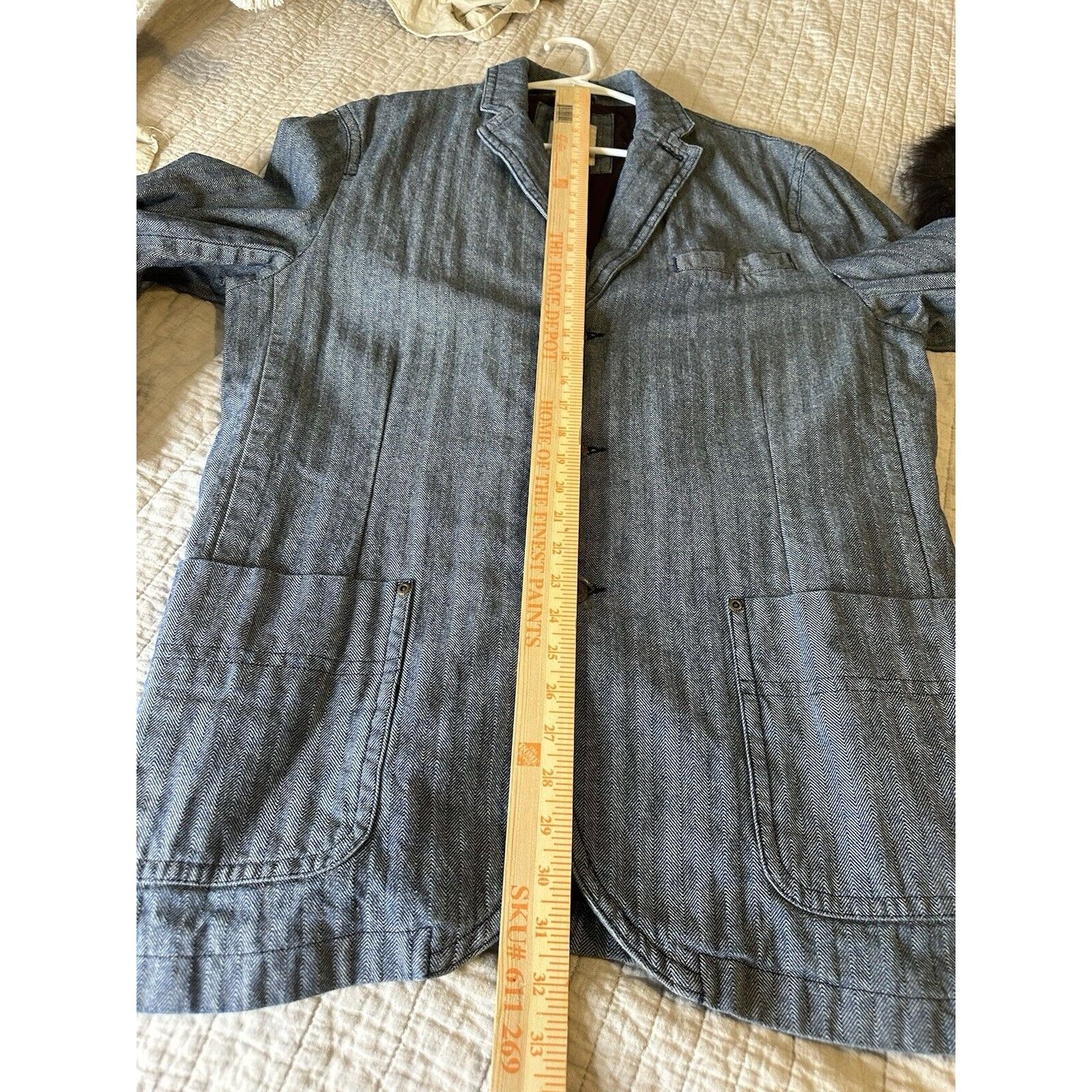 The Territory Ahead VTG TERRITORY AHEAD COTTON TWILL LINED BLUE BLAZER JACKET Size US L / EU 52-54 / 3 - 9 Thumbnail