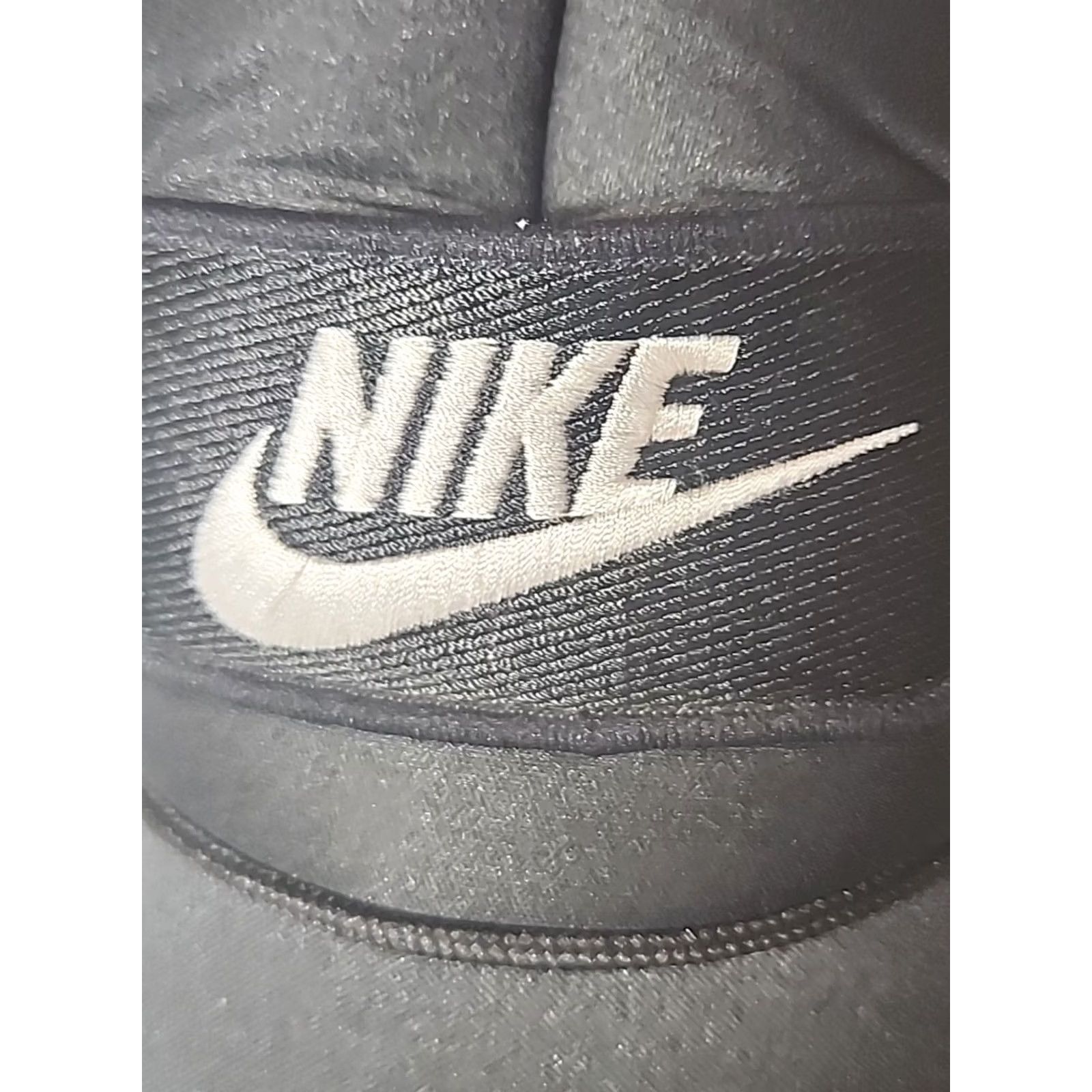 Nike VINTAGE Nike Hat Six Panel Trucker Snapback Adjustable Cap Braided Rope Mens One Size Black Baseball Cap Size ONE SIZE - 2 Thumbnail