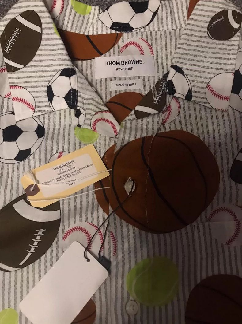 Thom Browne Thom Browne size3 short sleeve shirt Size US L / EU 52-54 / 3 - 4 Thumbnail