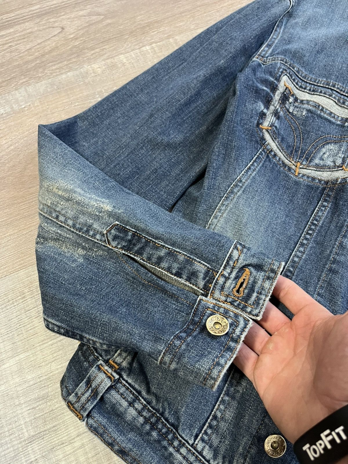 Dolce & Gabbana Dolce&Gabbana Vintage Wonder Woman Limited Denim Jacket Size L / US 10 / IT 46 - 12 Thumbnail