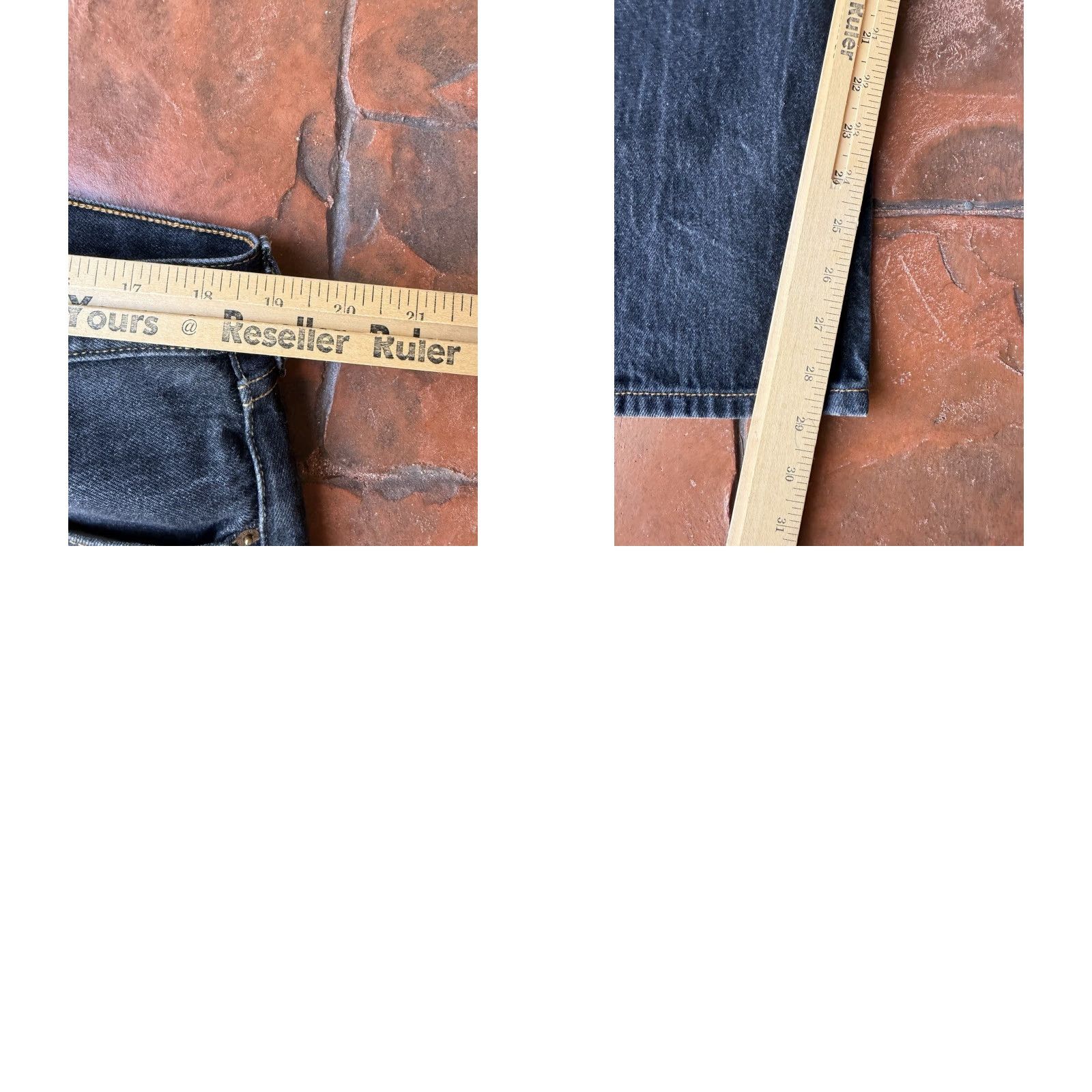 Levi's Levi's 501 Original Button Fly Black Denim Jeans Mens 40x32 Dark Wash Grunge Straight Classic 5-Pocket Denim Jeans Mens Size US 40 / EU 56 - 8 Thumbnail