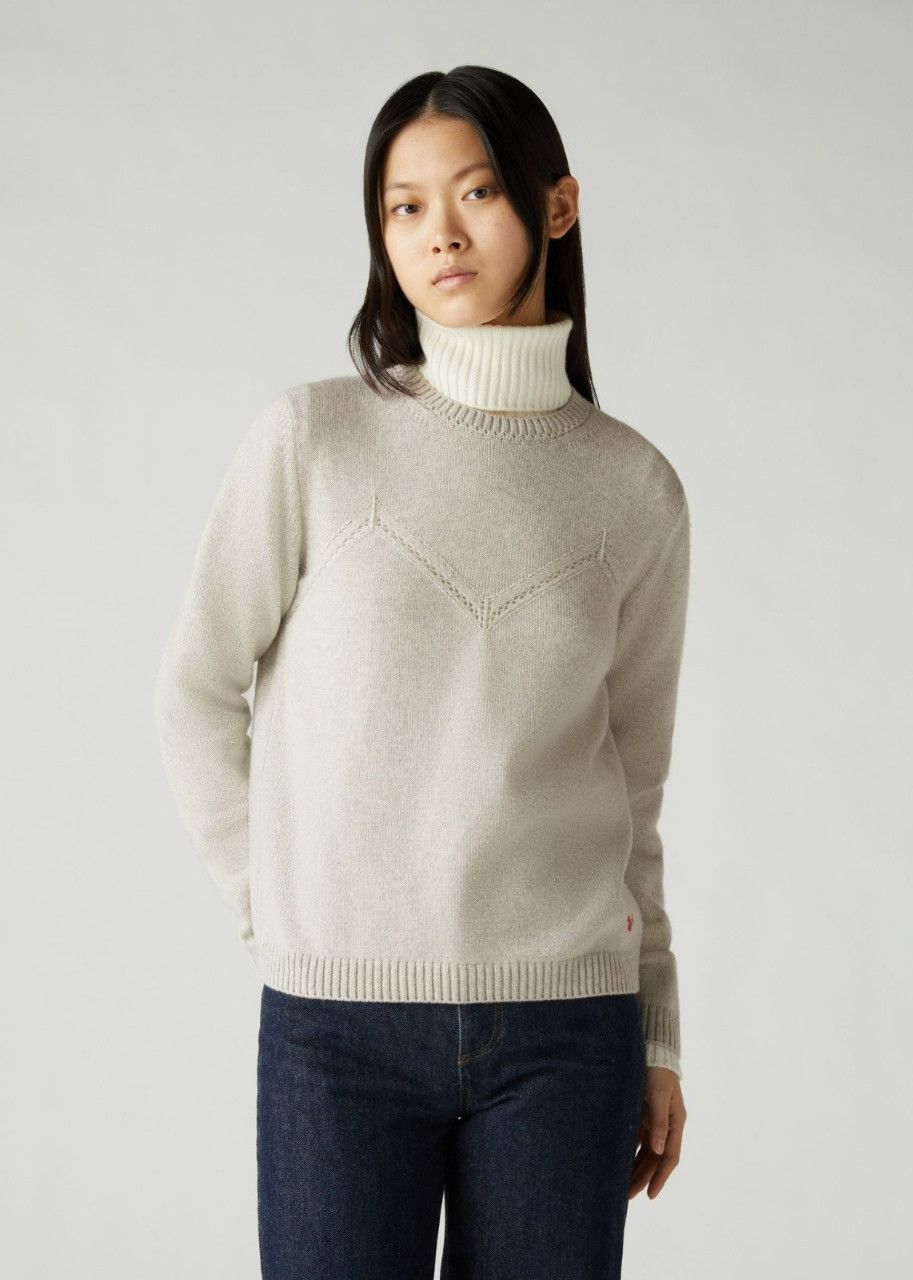 Loro Piana o1srvl11e0524 Sweater in Silver Size M / US 6-8 / IT 42-44 - 2 Thumbnail