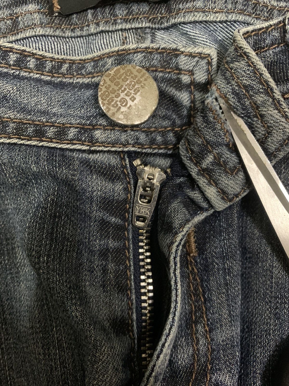 Bray Steve Alan Bray Steve Alan Embroidered Acid Wash Low Rise Skinny Jeans Size US 30 / EU 46 - 4 Thumbnail