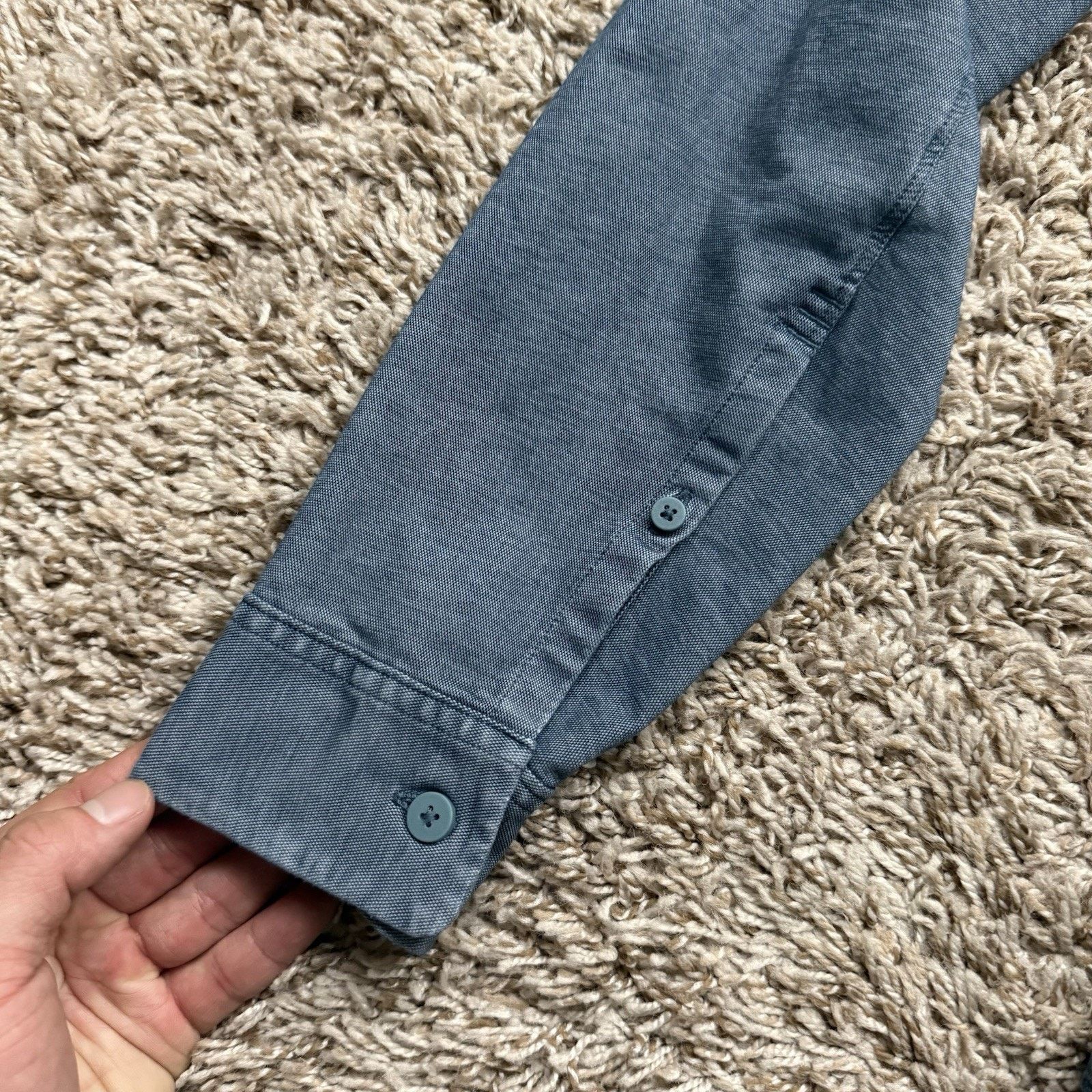 Lululemon LuluLemon Commission Button Up Blue Shirt Long Sleeve Size M Size US M / EU 48-50 / 2 - 8 Thumbnail