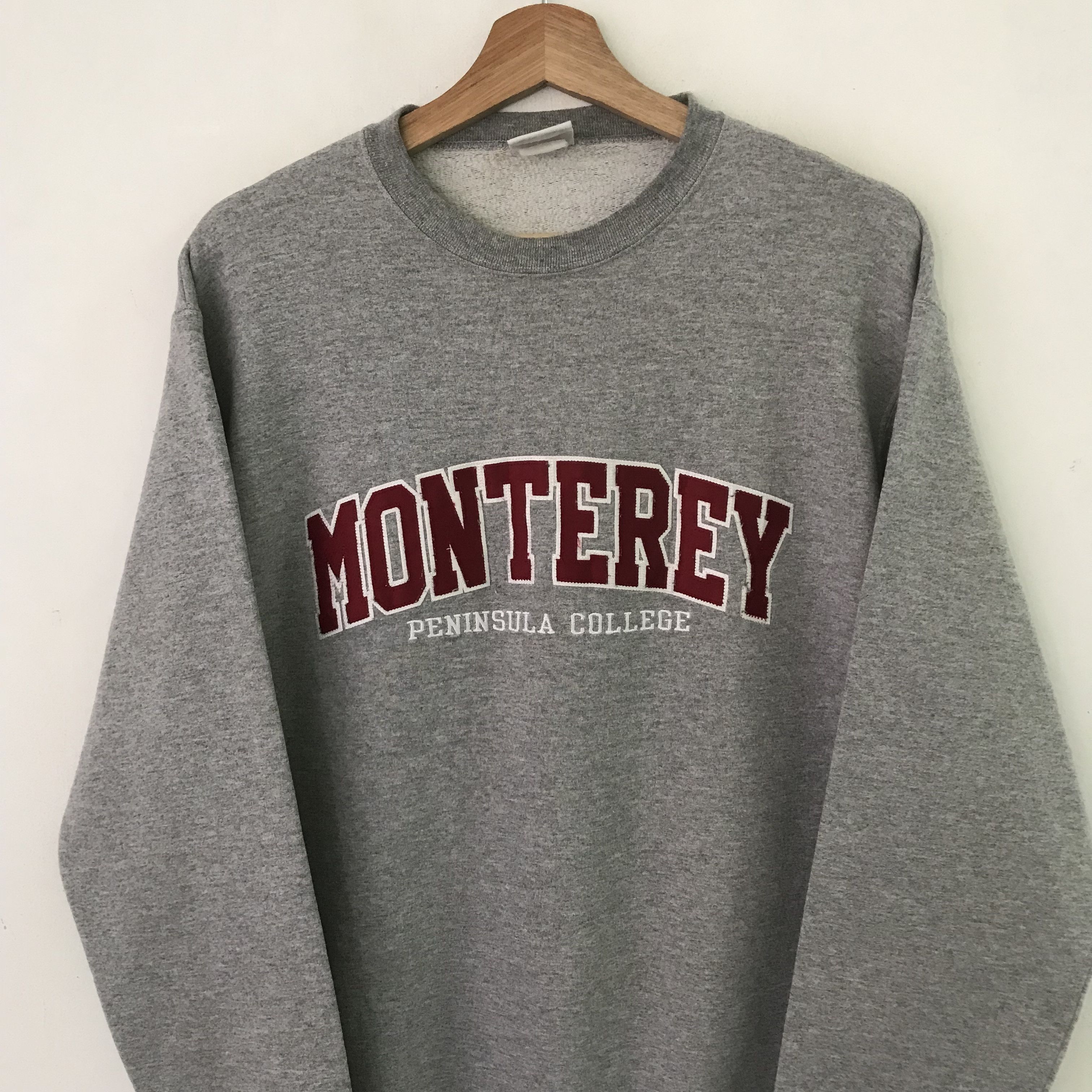 Vintage Vintage Monterey Grey Sweatshirt Medium Monterey - 497 Size US M / EU 48-50 / 2 - 3 Thumbnail