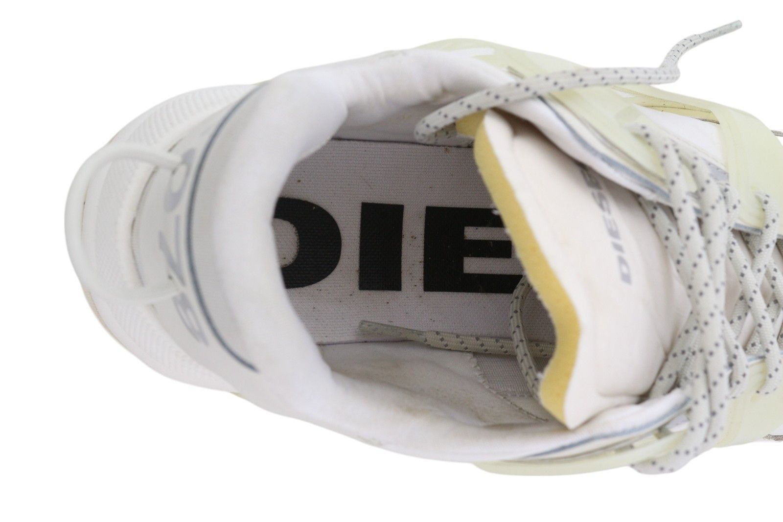 Diesel S-SERENDIPITY MASK EU44.5 White Almond Toe Low Top 40965 Size US 11.5 / EU 44-45 - 13 Thumbnail